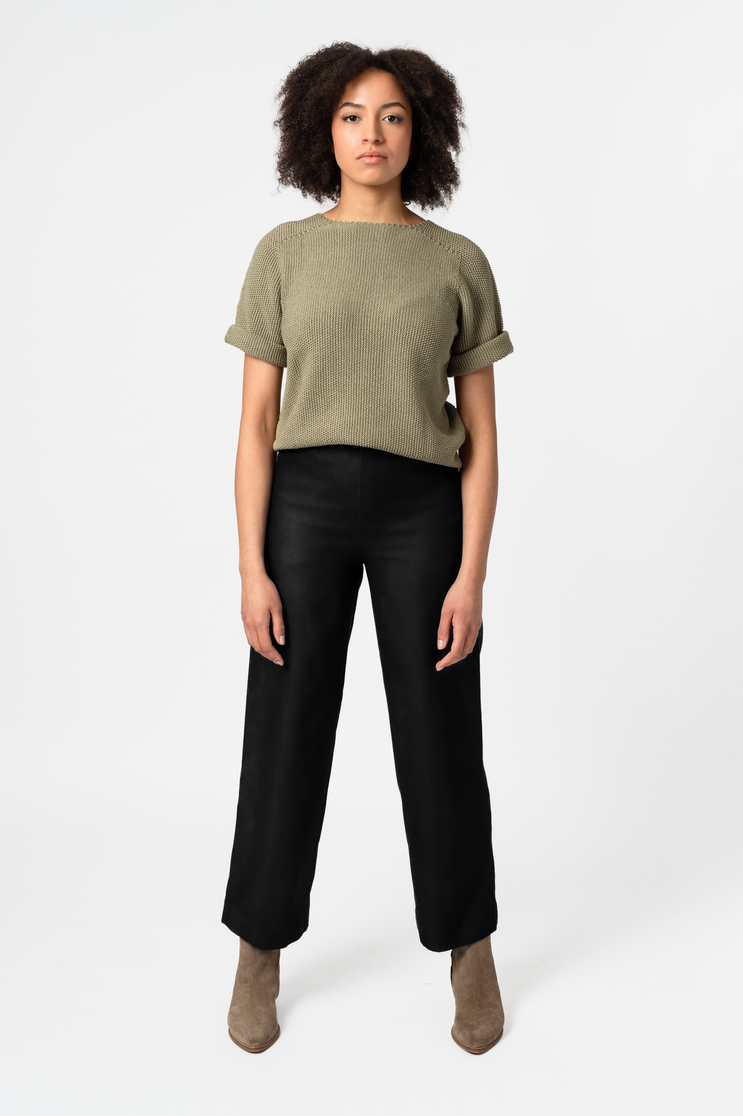 NNIstudio - STRAIGHT Hose Denim - Ebony Black - XS -