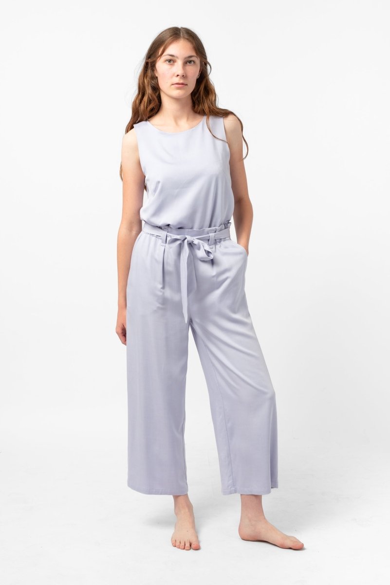 NNIstudio - STRAIGHT SATIN Top - Flieder - XS/S -