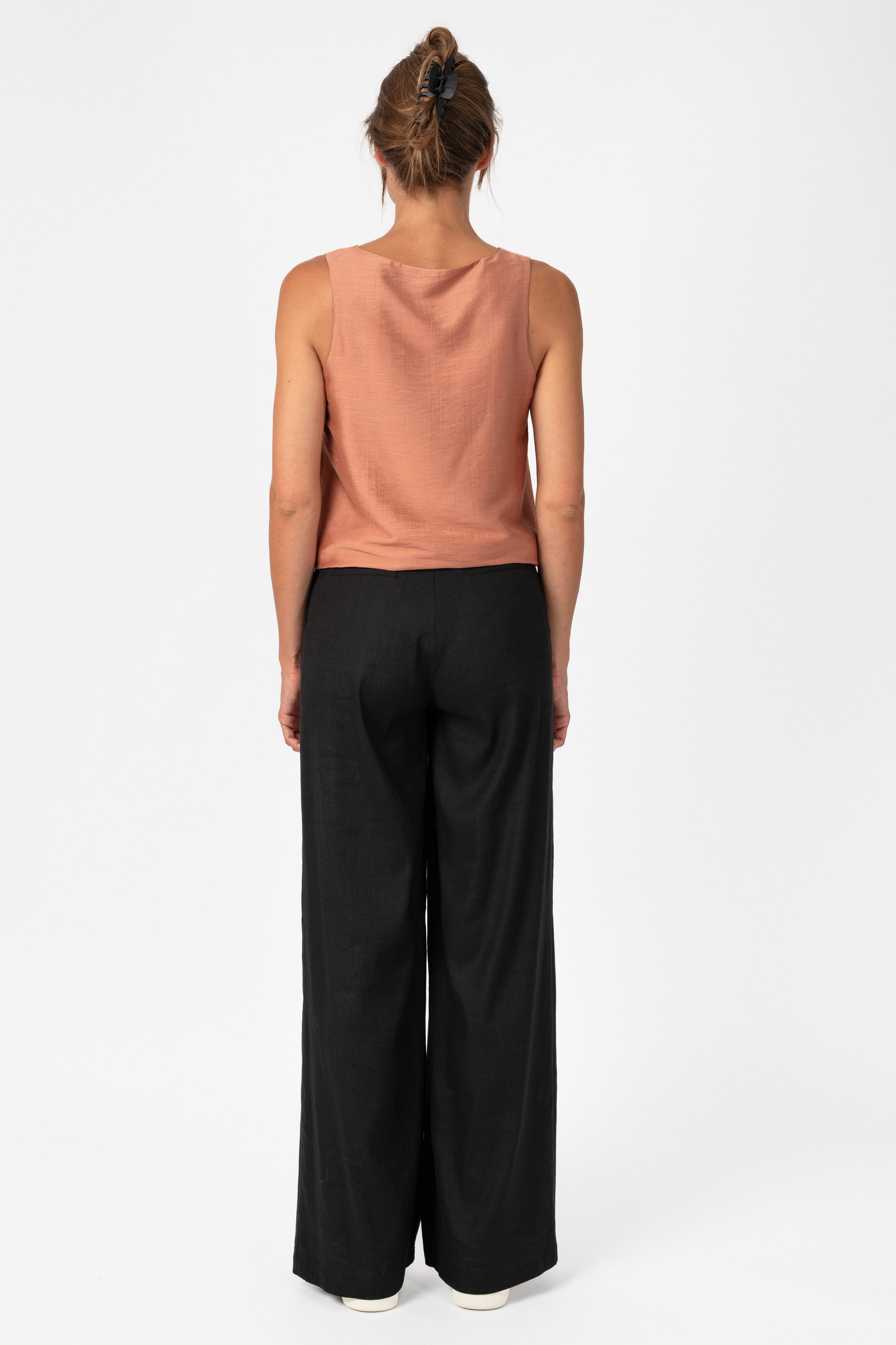 NNIstudio - STRAIGHT Top Silk - Cork Cream - XS -