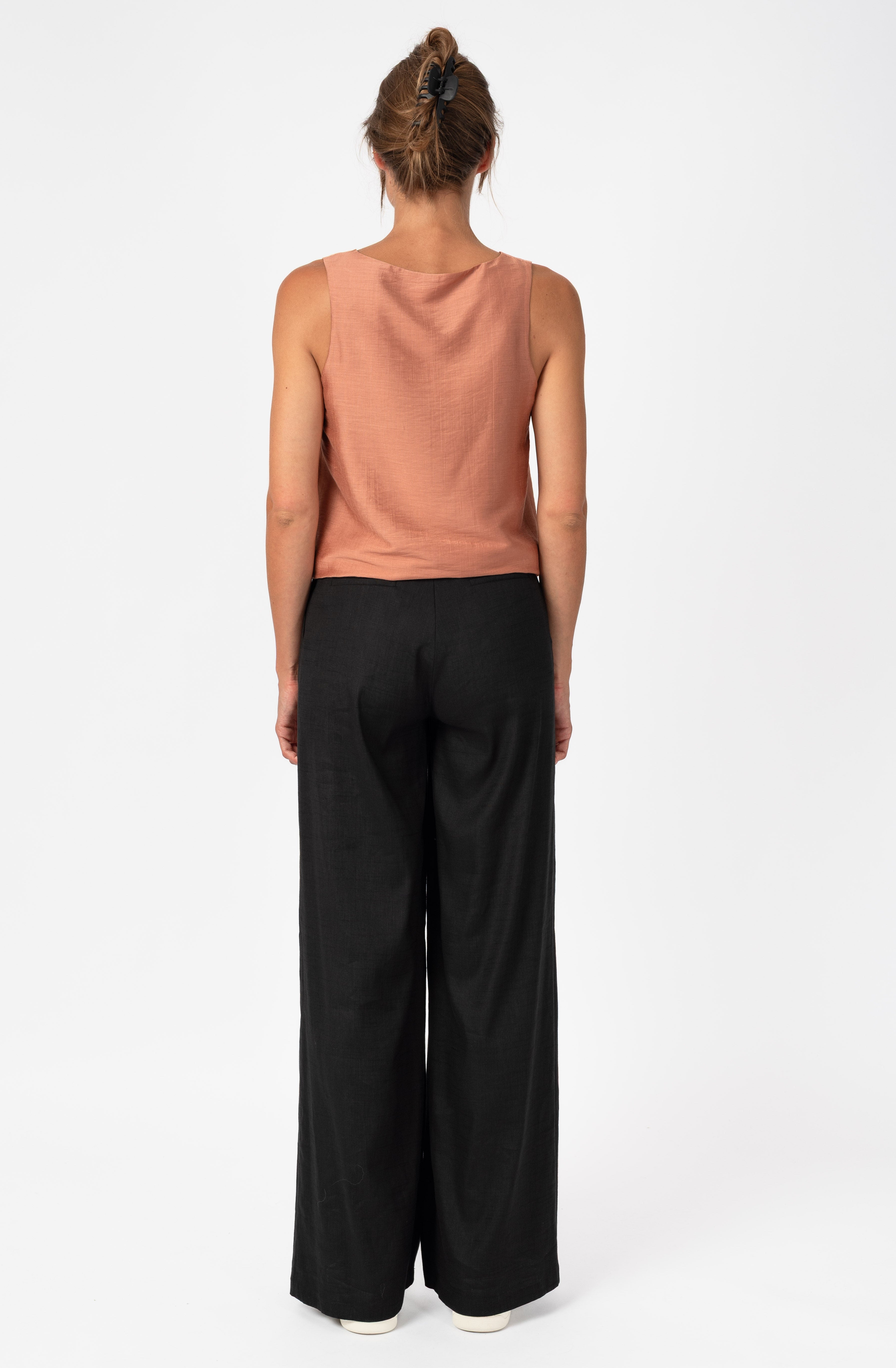 NNIstudio - STRAIGHT Top Silk - Cork Cream - XS -