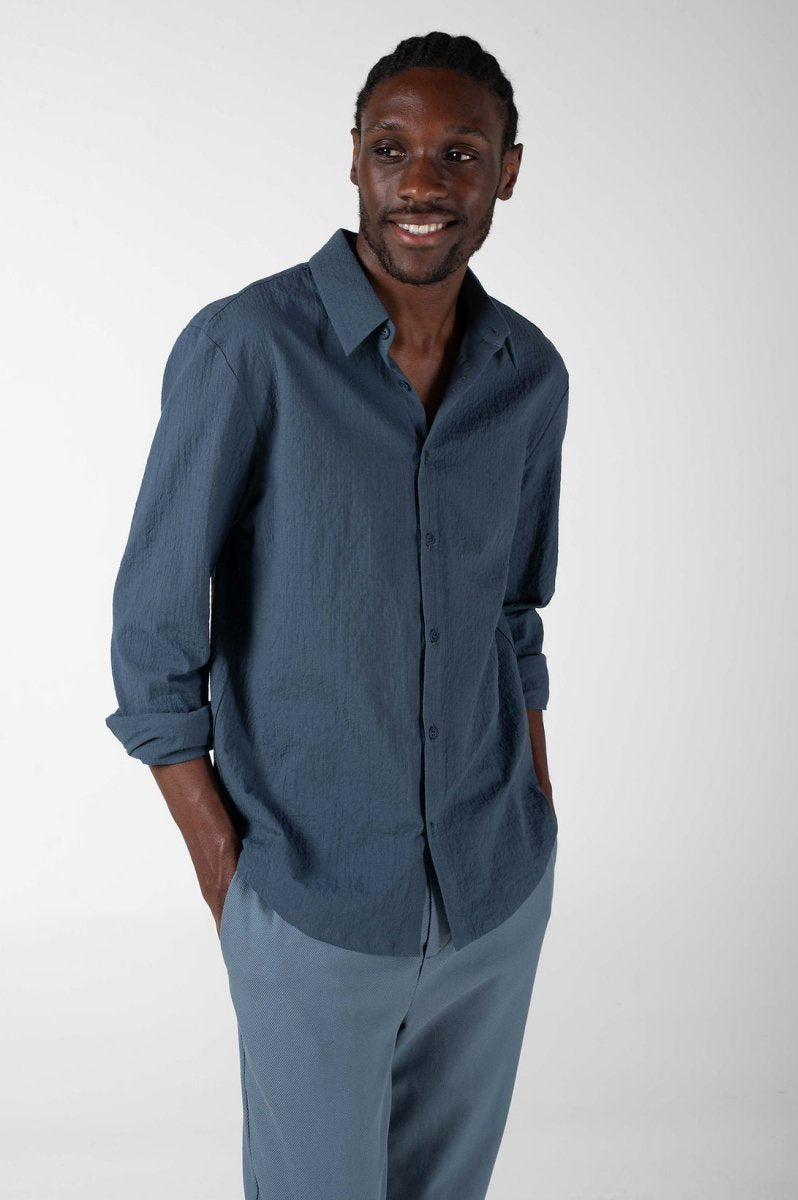 NNIstudio - SUITED Hemd Unisex - Blau - XS -