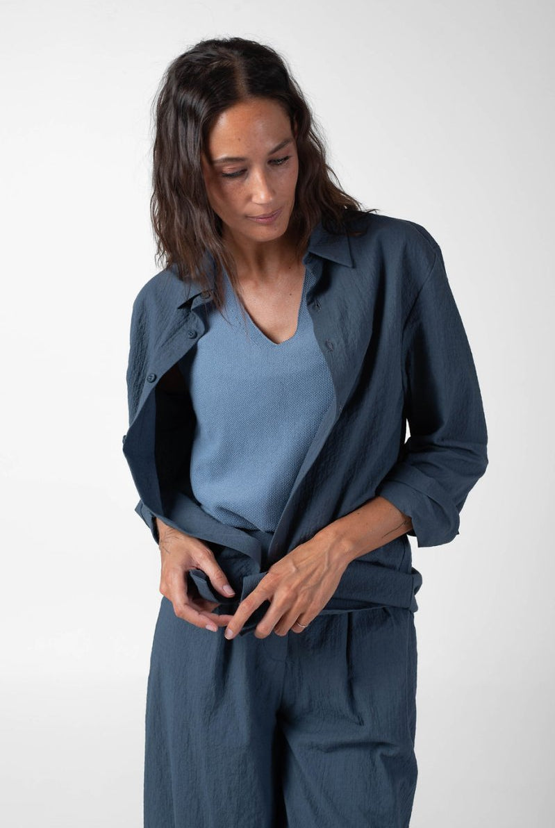 NNIstudio - SUITED Hemd Unisex - Blau - XS -