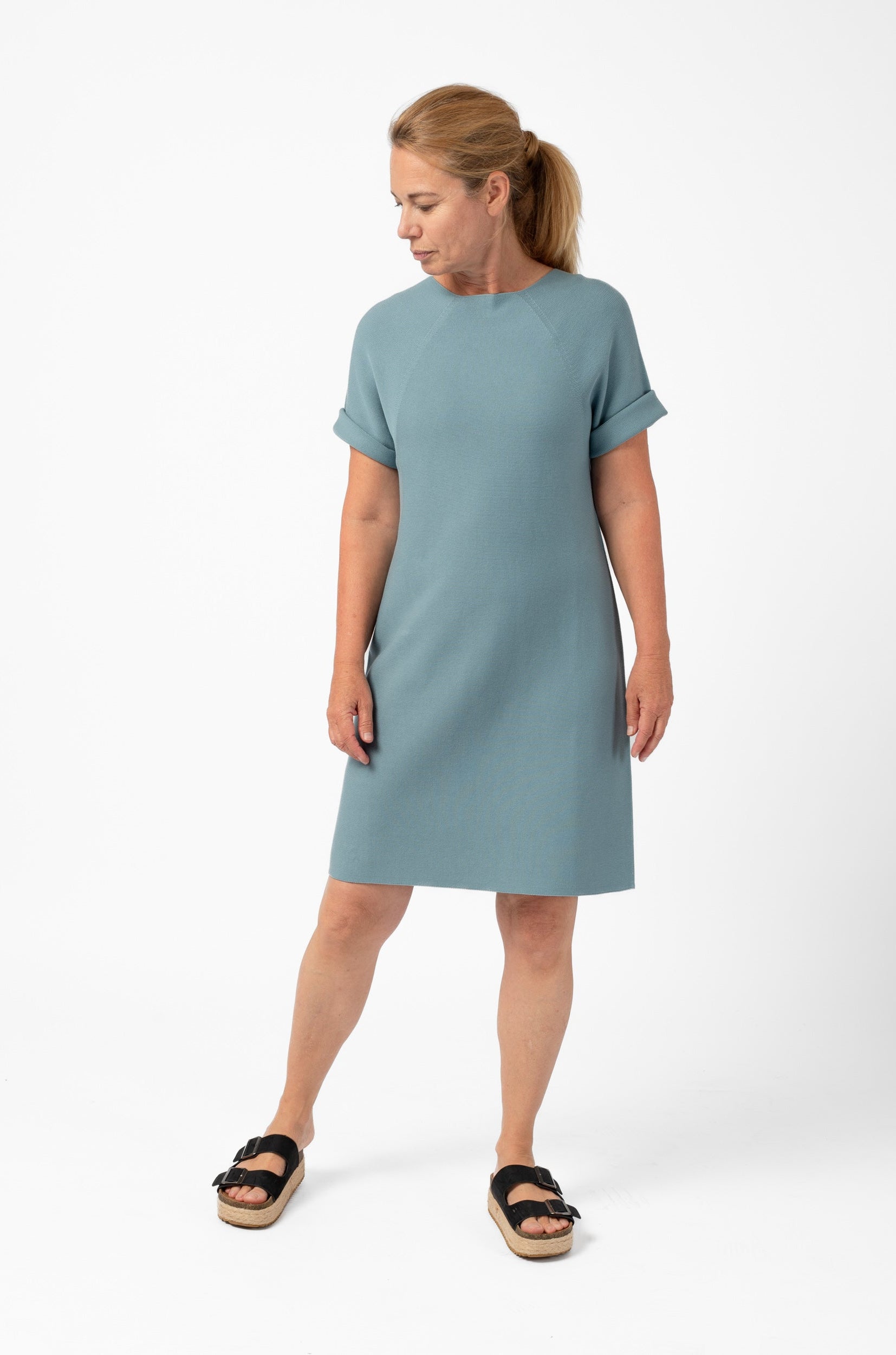 NNIstudio - SWING Kleid - aronablau - XS -