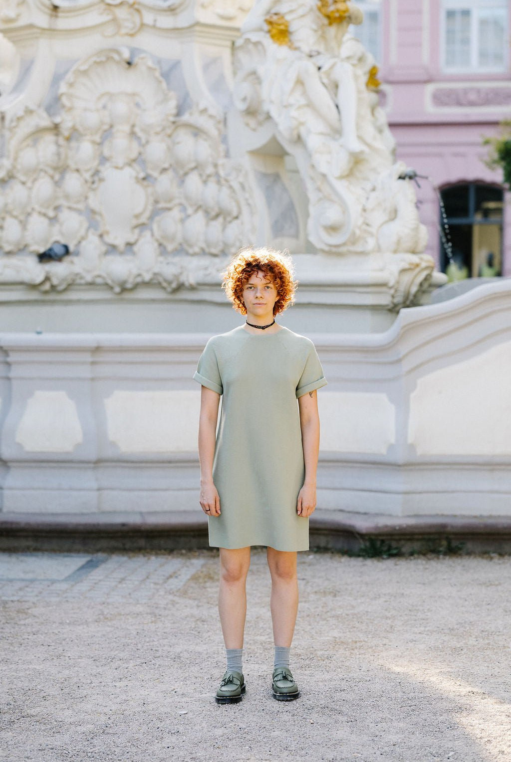 NNIstudio - SWING Strickkleid - Arona Blue - XS -