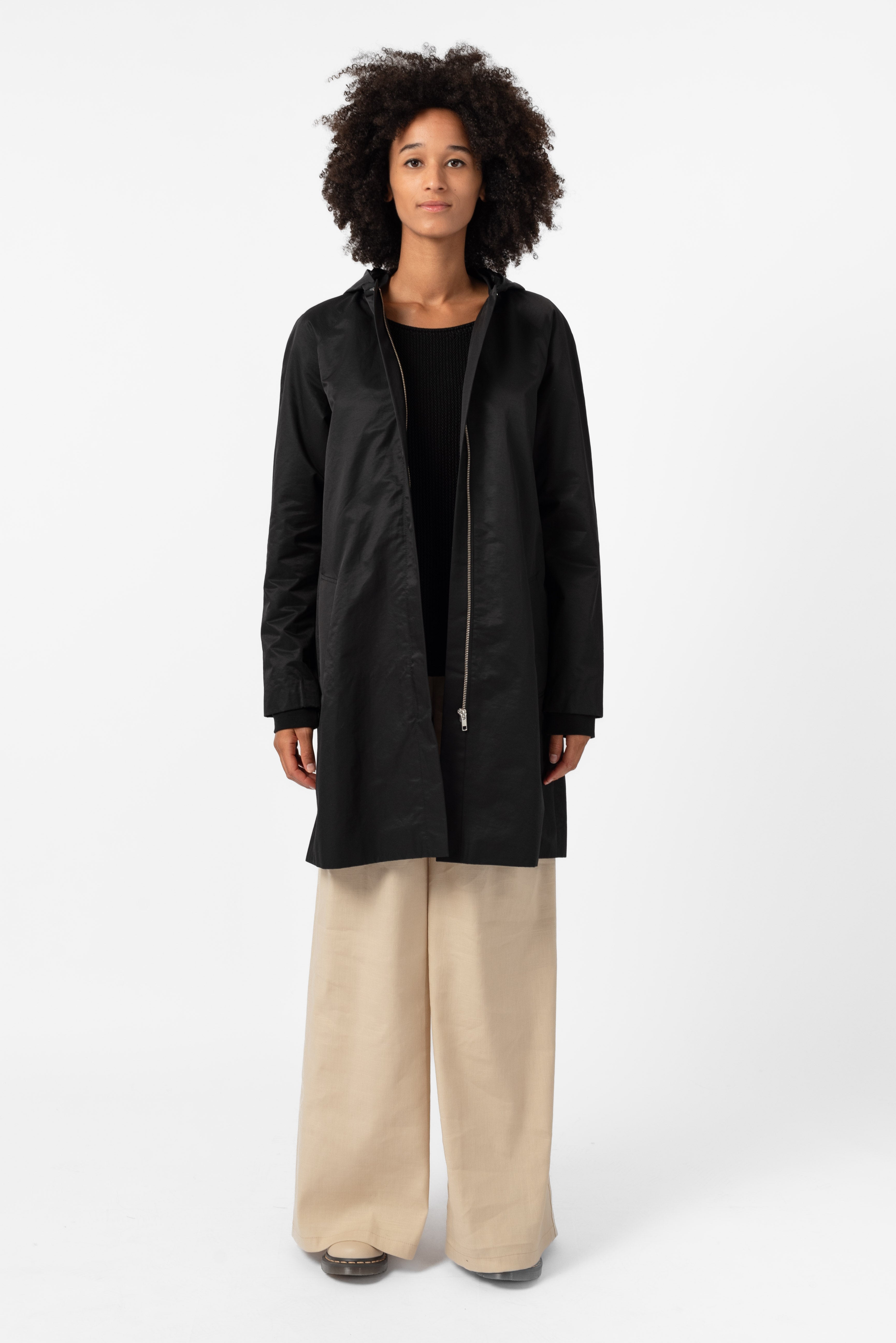 NNIstudio - TRENCHCOAT - Schwarz - XS/S -