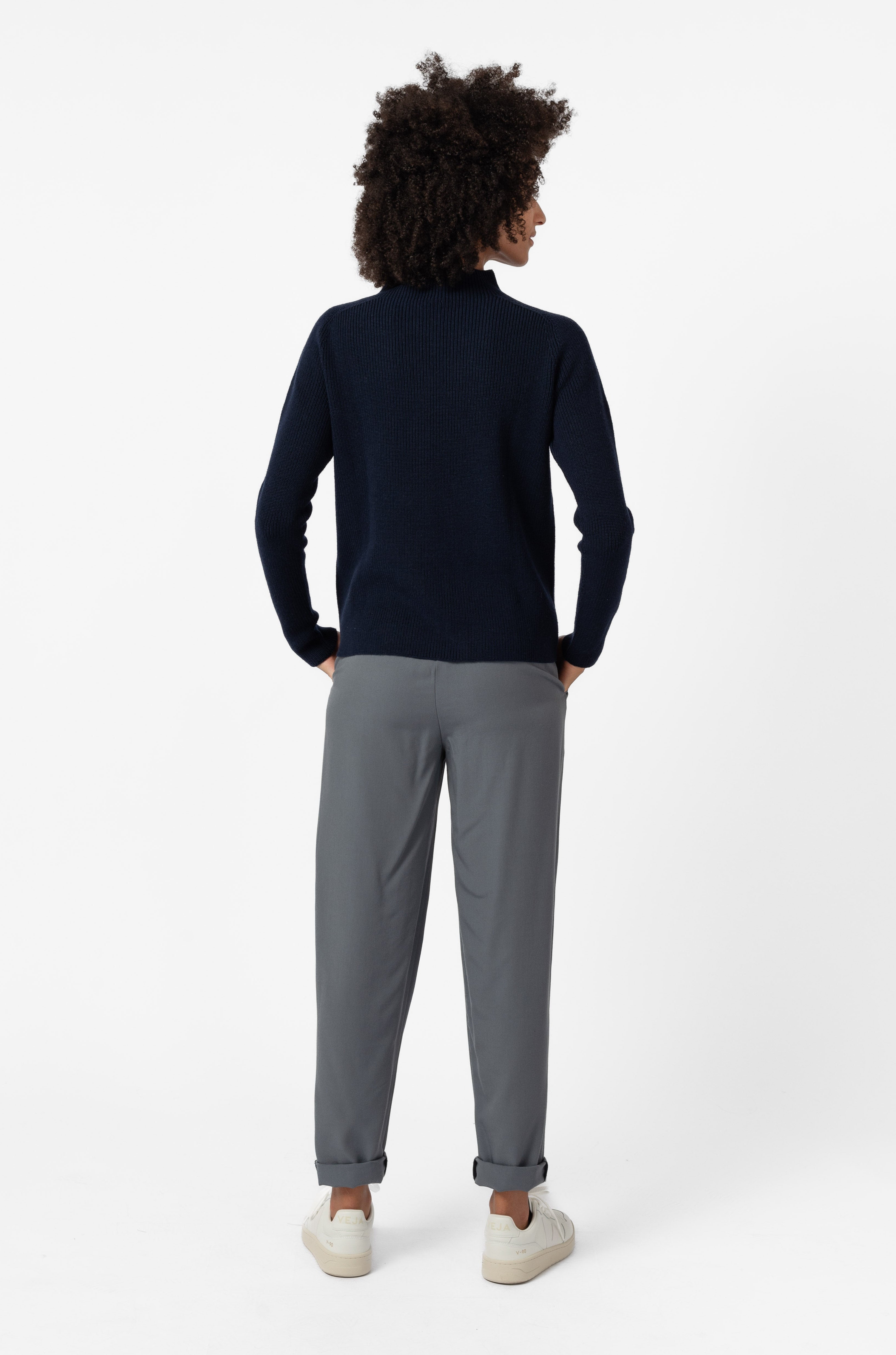 NNIstudio - TURTLENECK Pullover - Insignia Blue - XS -