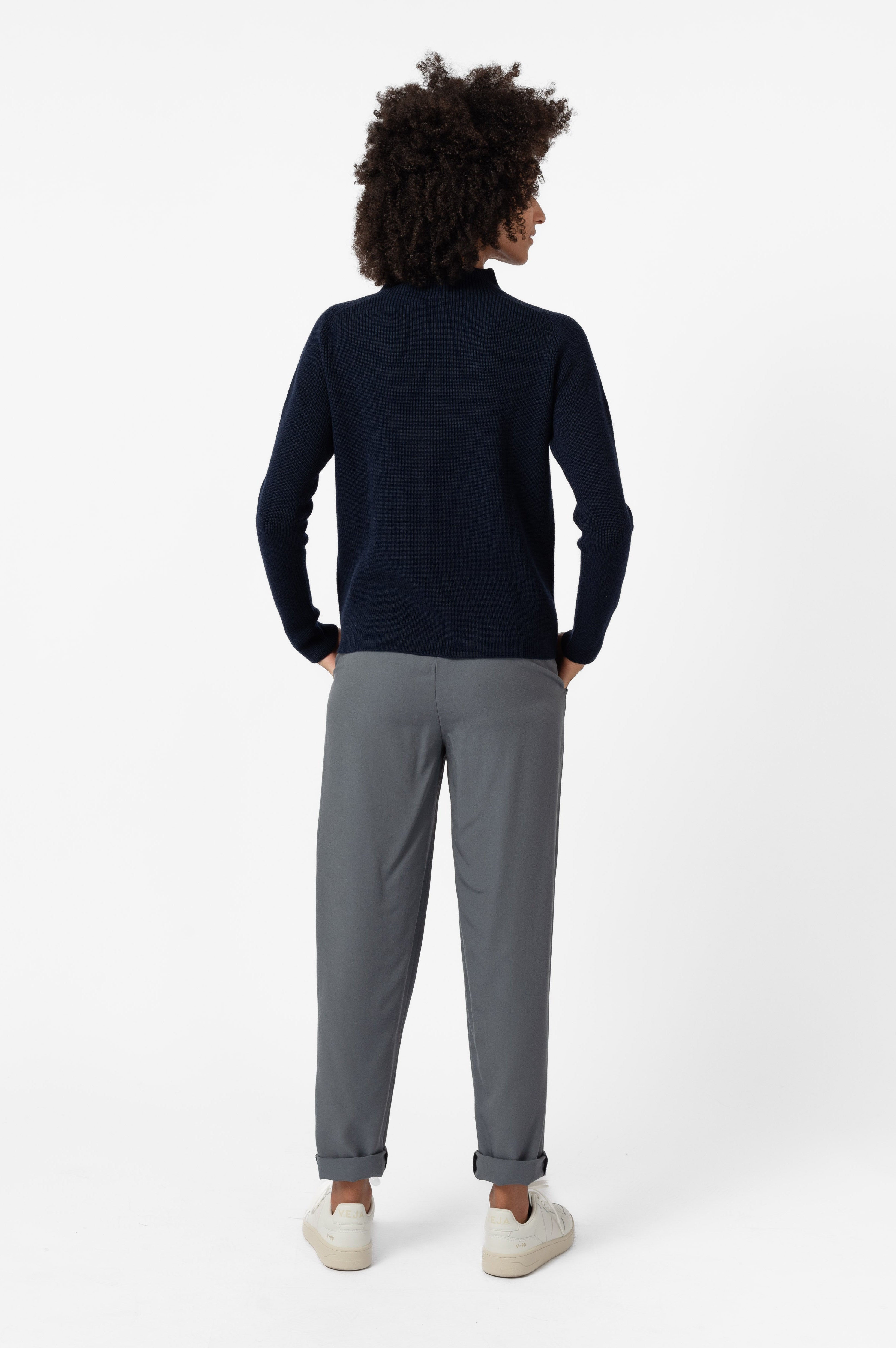 NNIstudio - TURTLENECK Pullover - Insignia Blue - XS -