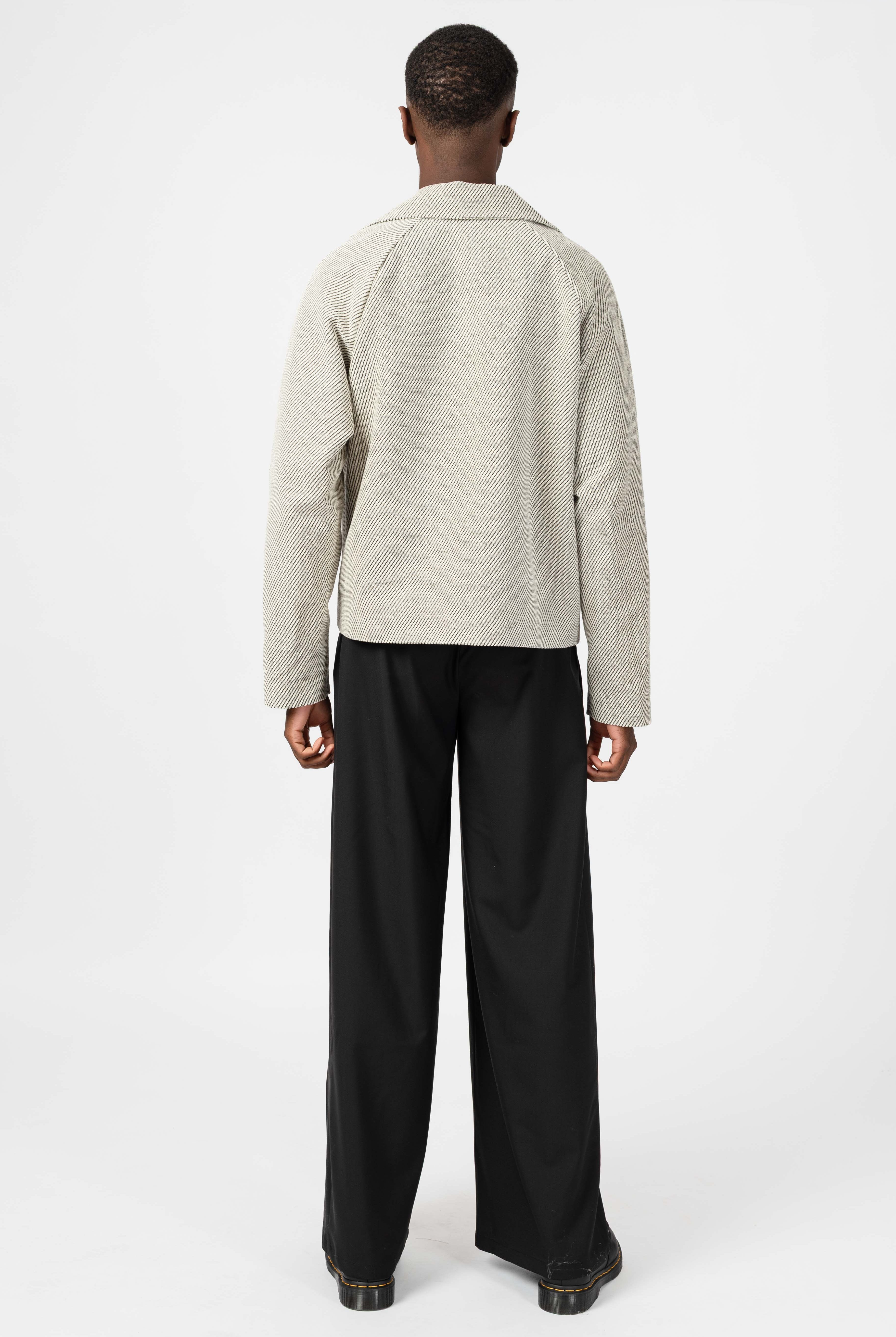 NNIstudio - UNLINED Jacke - Phantom Black / Birch White - Onesize -