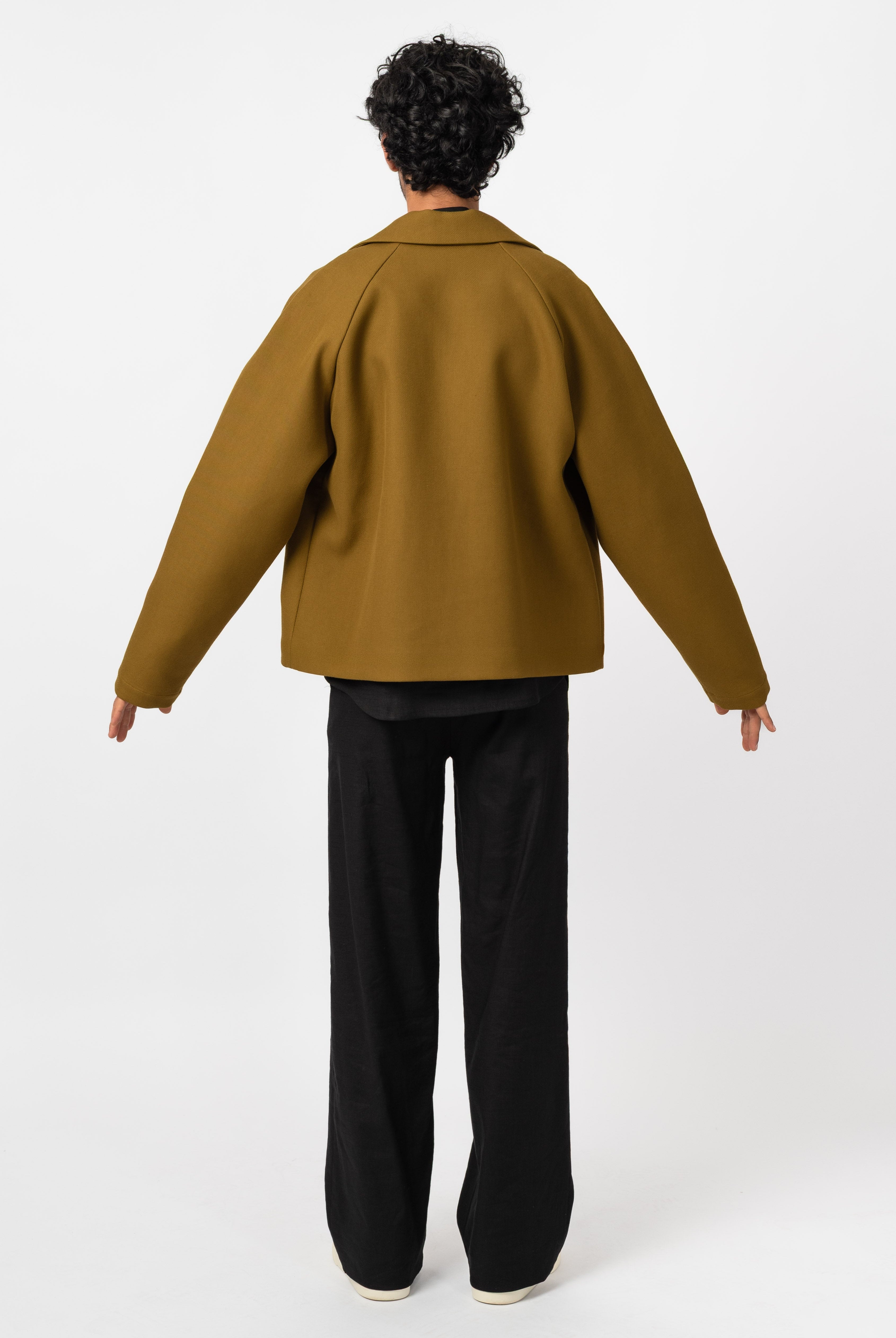 NNIstudio - UNLINED Jacke - Tapenade Golden Brown - Onesize -