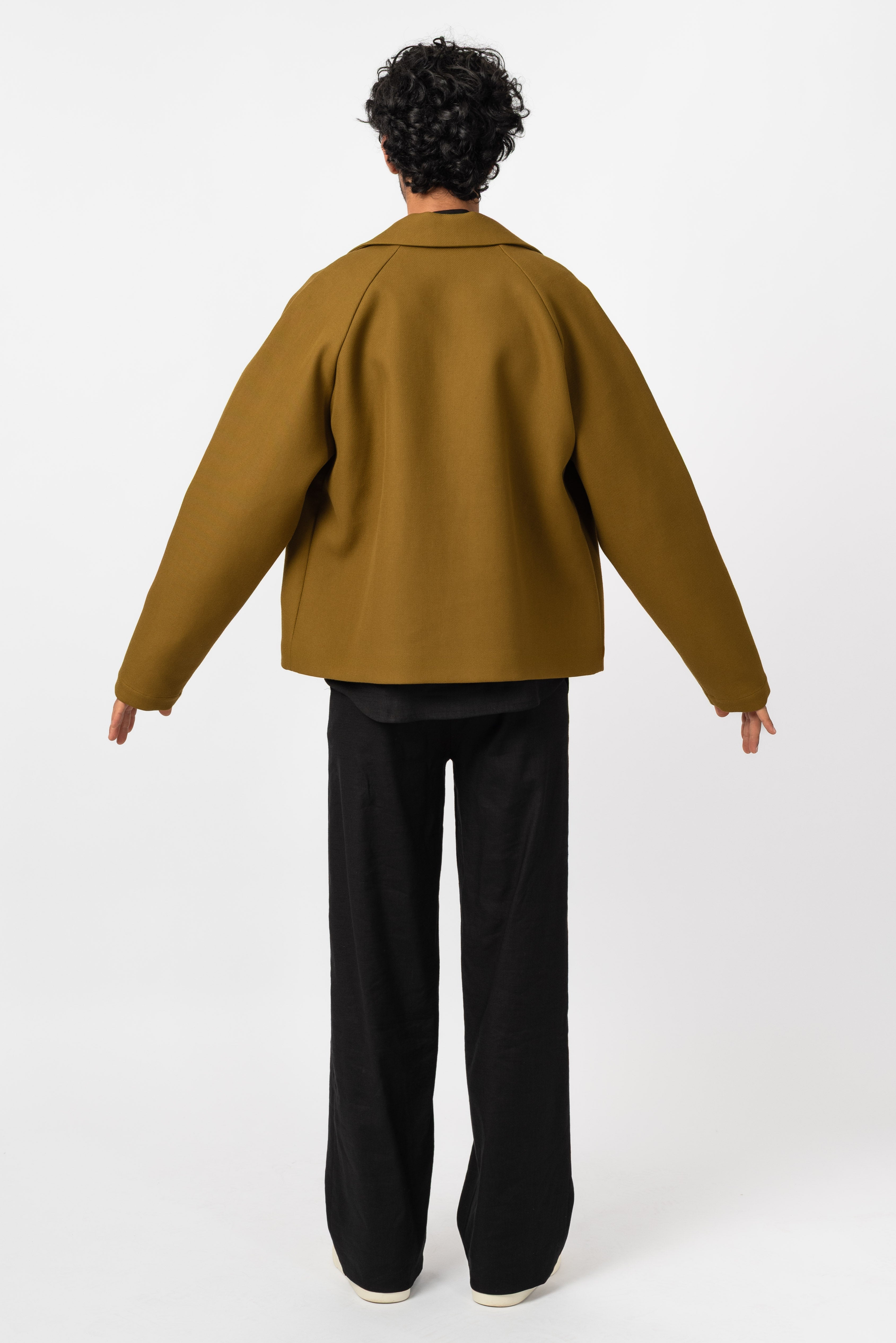 NNIstudio - UNLINED Jacke - Tapenade Golden Brown - Onesize -