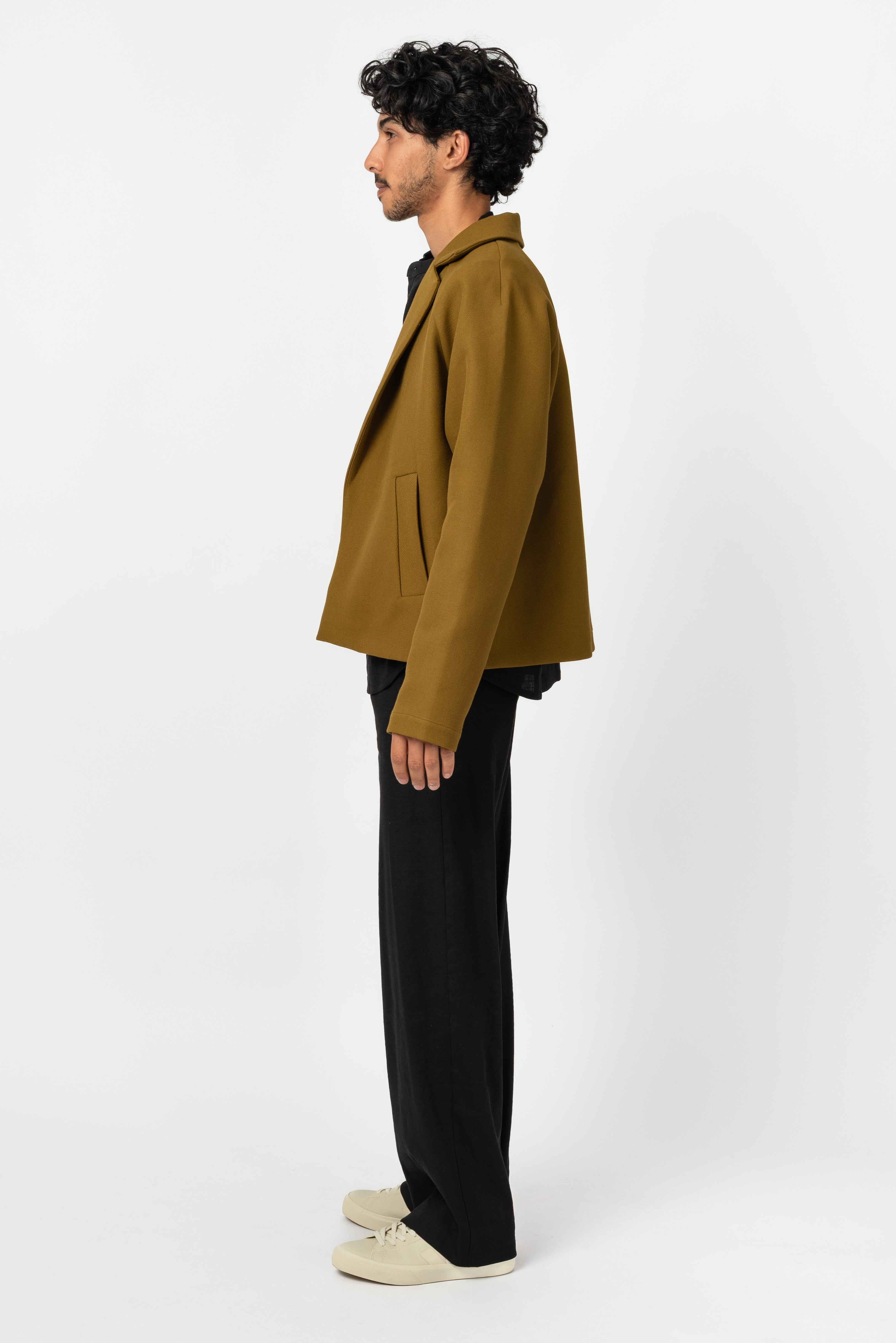 NNIstudio - UNLINED Jacke - Tapenade Golden Brown - Onesize -