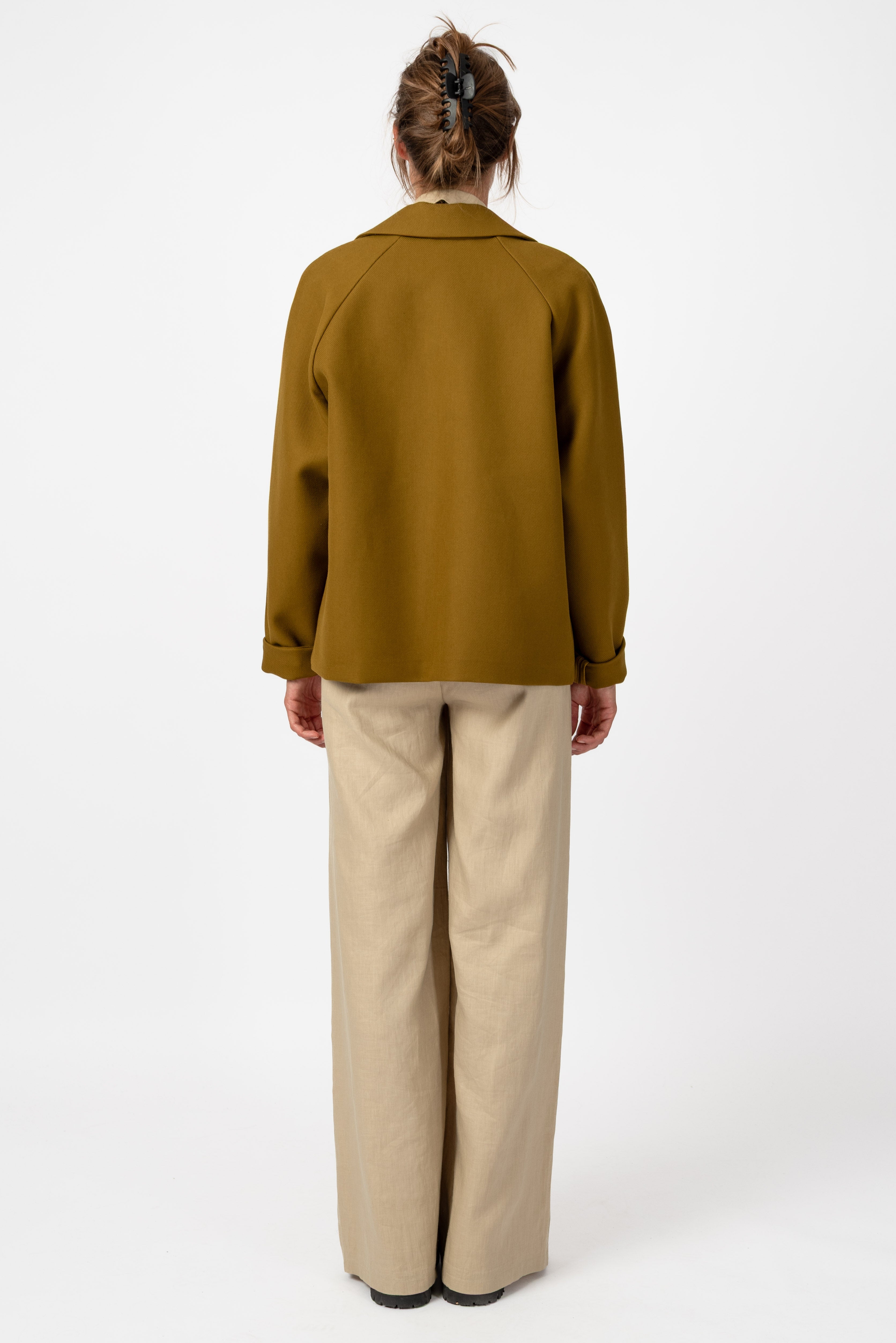 NNIstudio - UNLINED Jacke - Tapenade Golden Brown - Onesize -