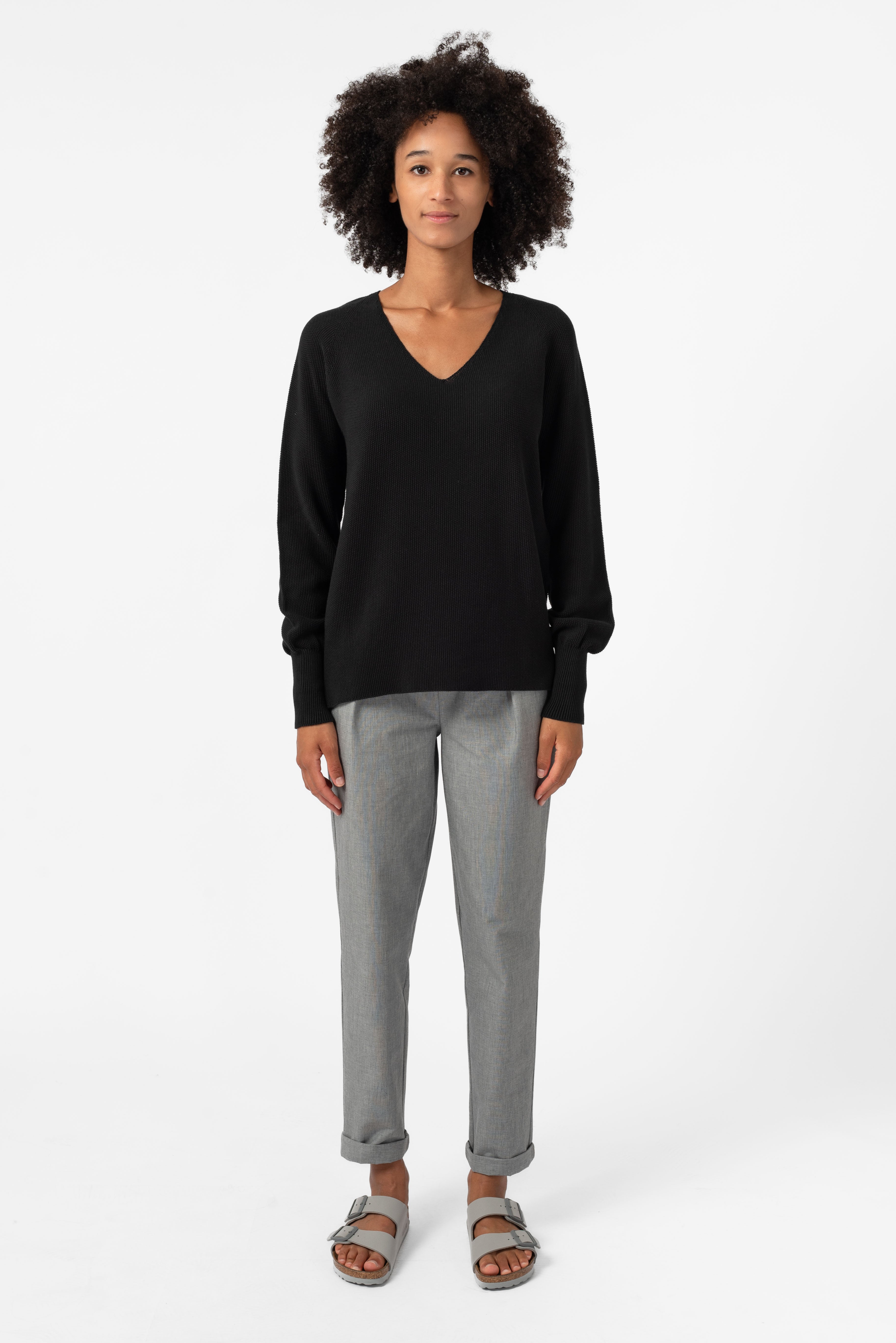 NNIstudio - V Pullover - Grau - XS -