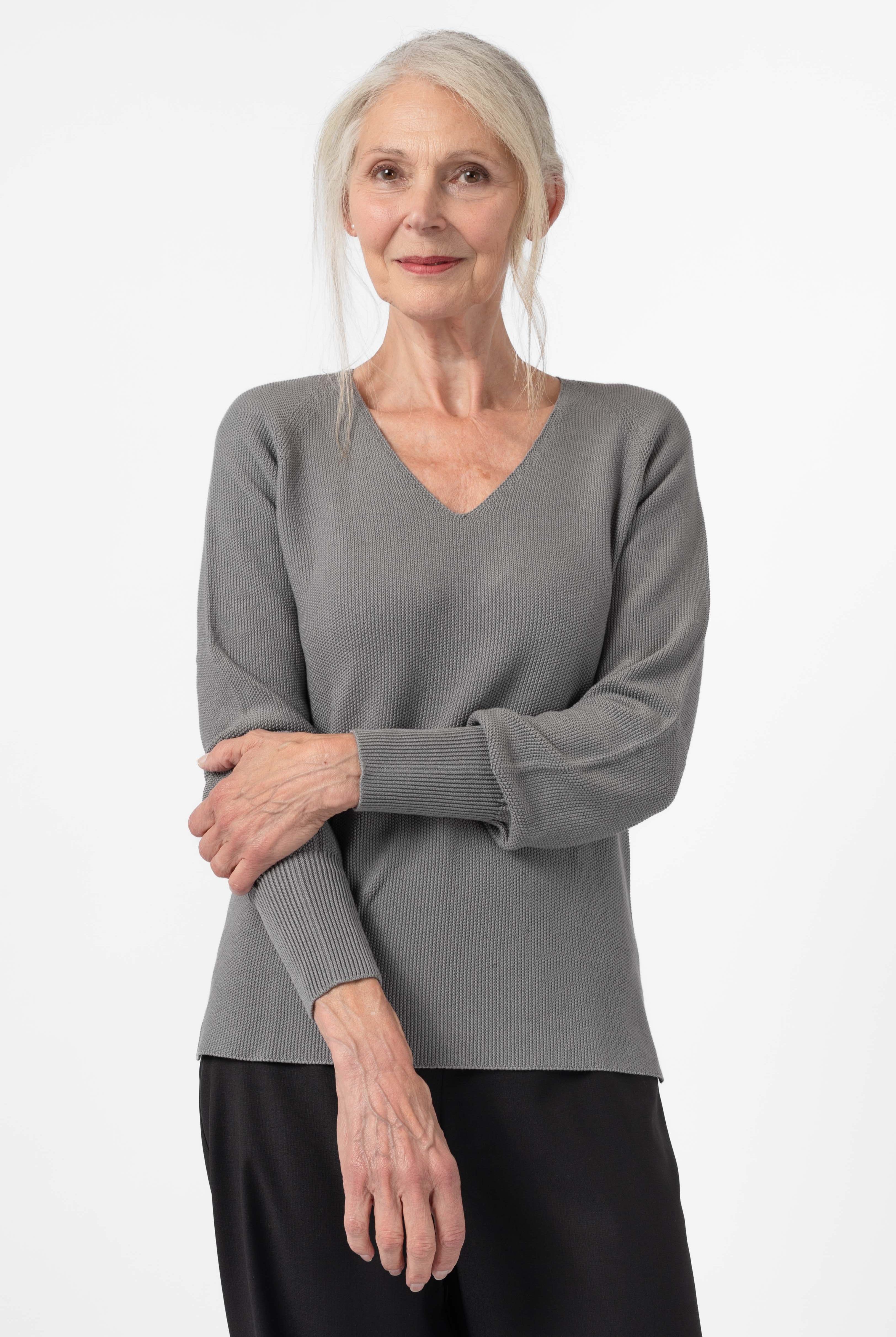 NNIstudio - V Pullover - Grau - XS -