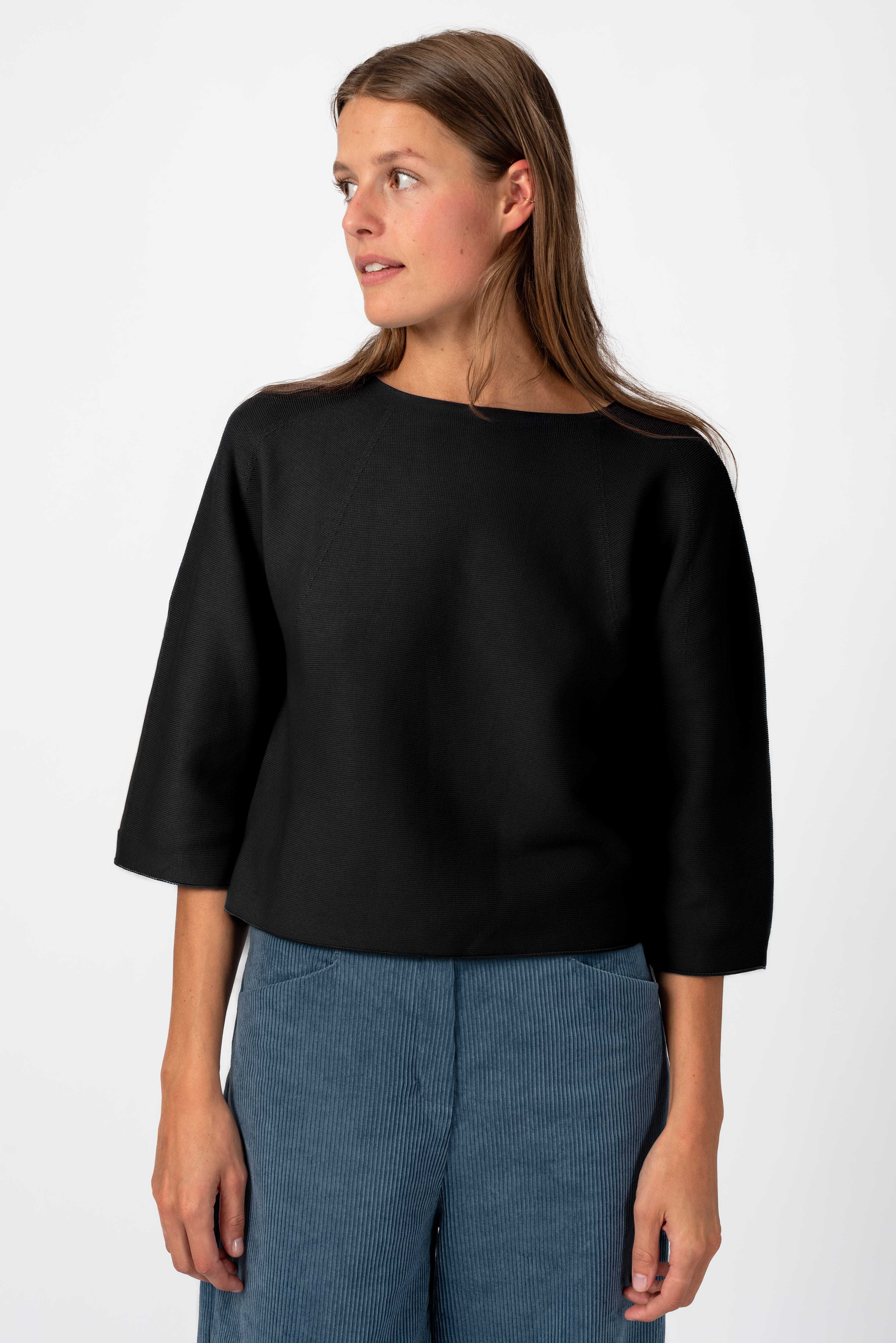 NNIstudio - BOXY Pullover - Phantom Black - XS - 