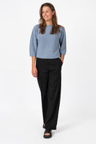 NNIstudio - BOXY Pullover - Strom Blue - XS - 