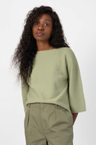 NNIstudio - BOXY Strick - Pullover - Lint Green - XS - 