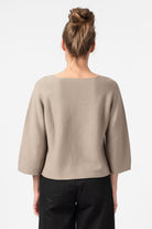 NNIstudio - BOXY Strick - Pullover - Nomad Beige - XS - 