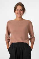 NNIstudio - BOXY Strick - Pullover - Sunburn (Piece Dyed) - XS - 