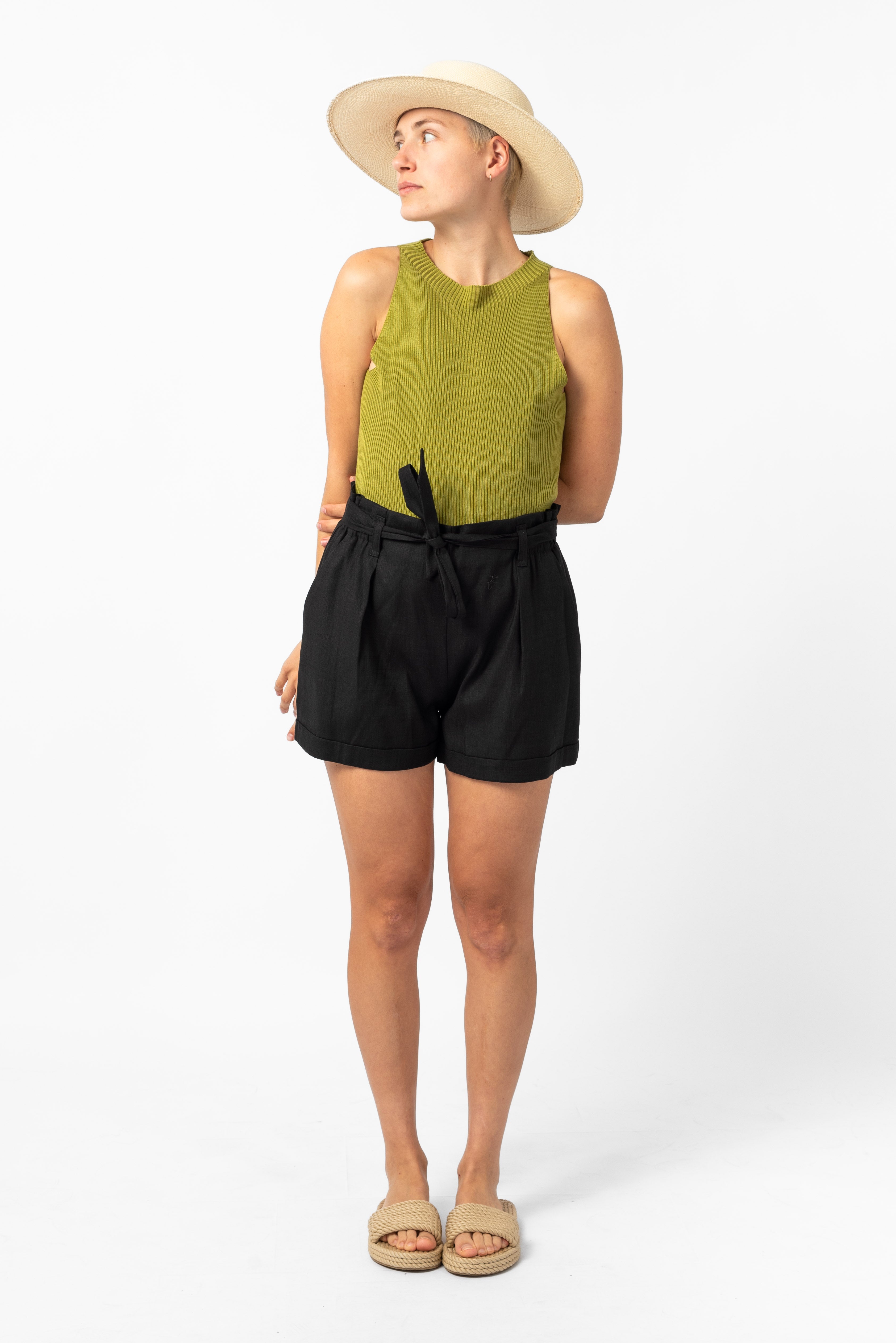 NNIstudio - CAPLINE Strohhut - Sand - S (55 - 56 cm) - 