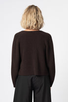 NNIstudio - CARDIGAN 2.0 Wool - Chocolate Brown - S - 