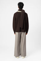 NNIstudio - CARDIGAN 2.0 Wool - Chocolate Brown - S - 