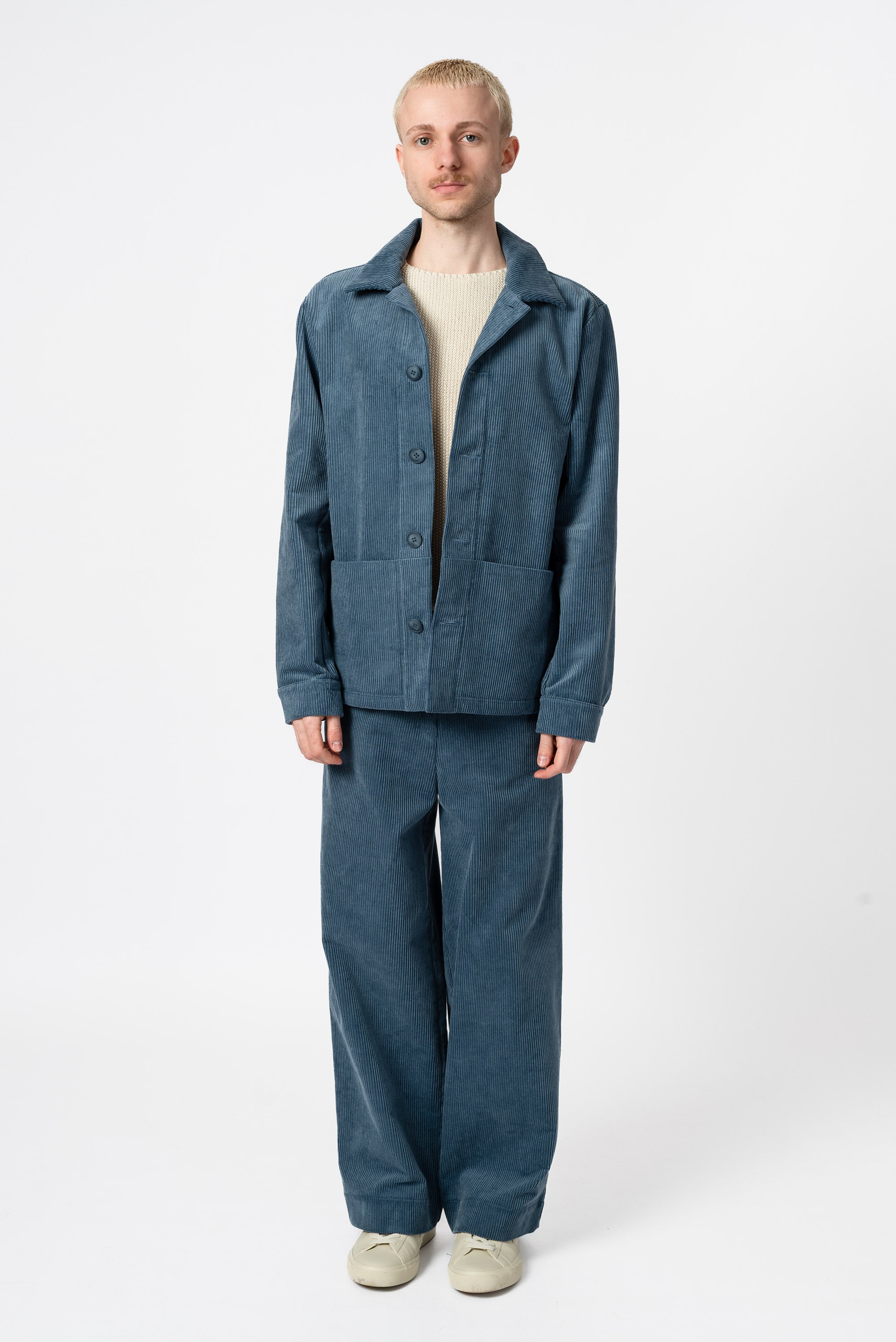 NNIstudio - CARGO 2.0 Jacke Cord - Jeans Blue - XS - 