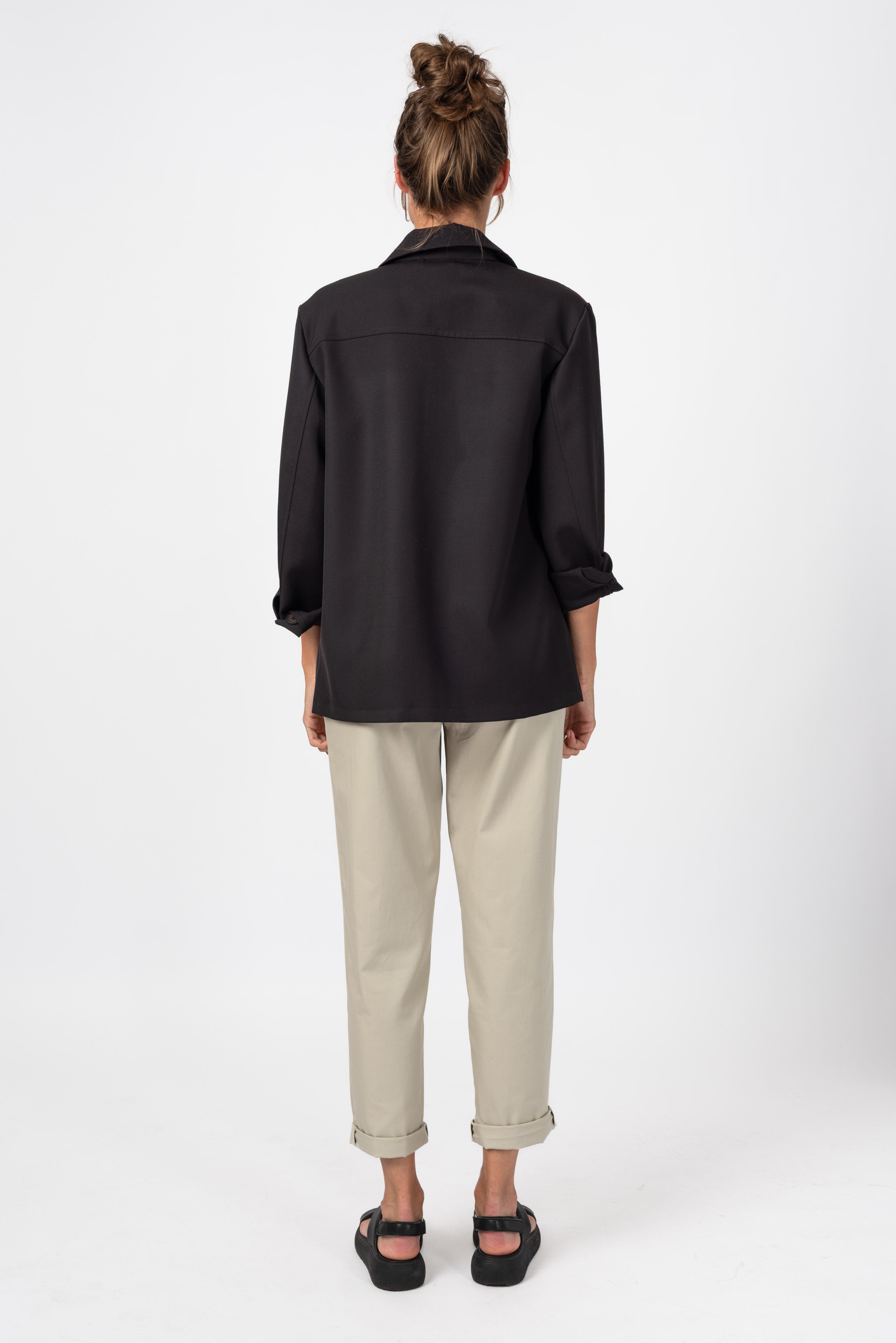 NNIstudio - CARGO 2.0 Jacke Unisex Coolwool – Limited Edition - Velvet Black - S - 