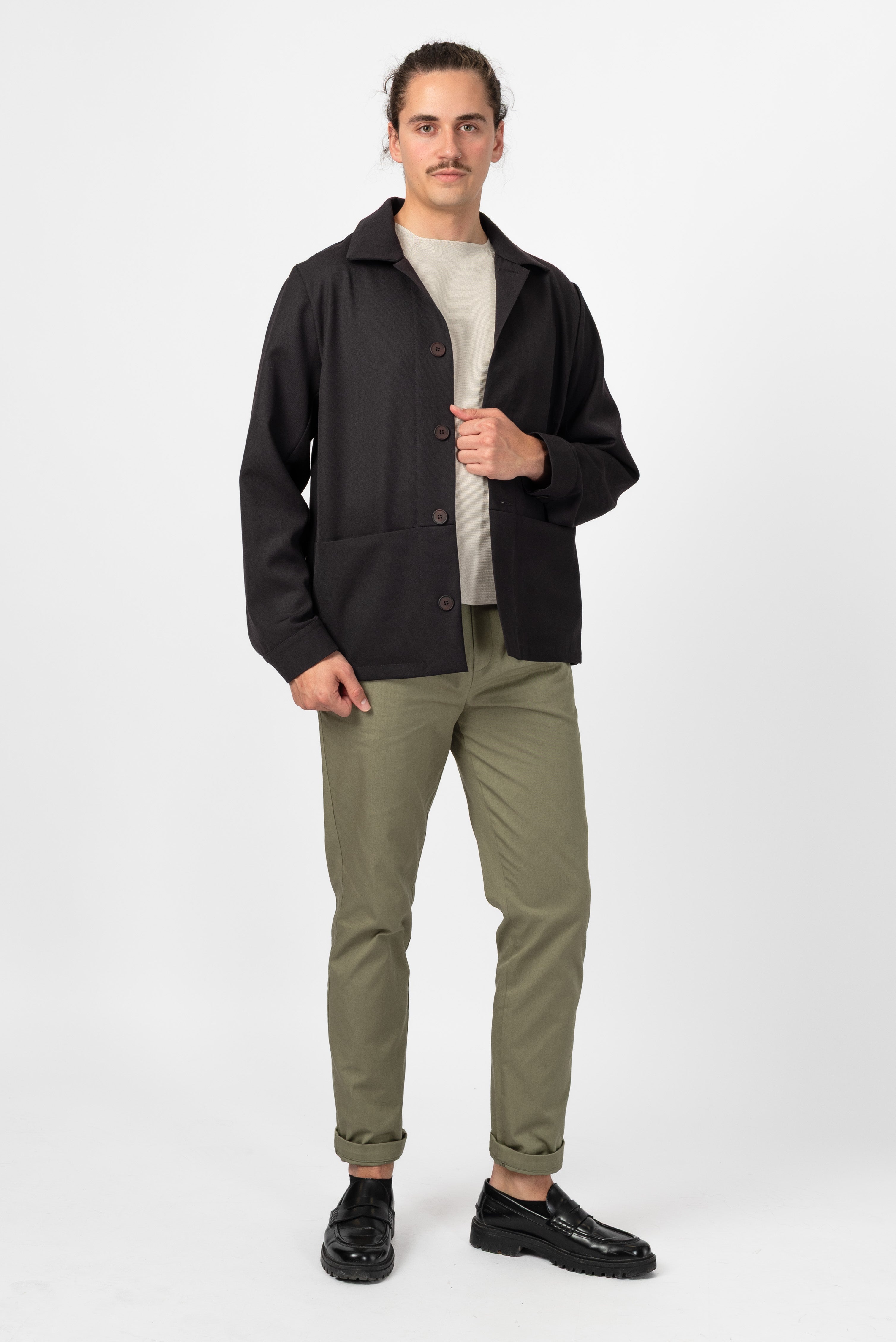 NNIstudio - CARGO 2.0 Jacke Unisex Coolwool – Limited Edition - Velvet Black - S - 