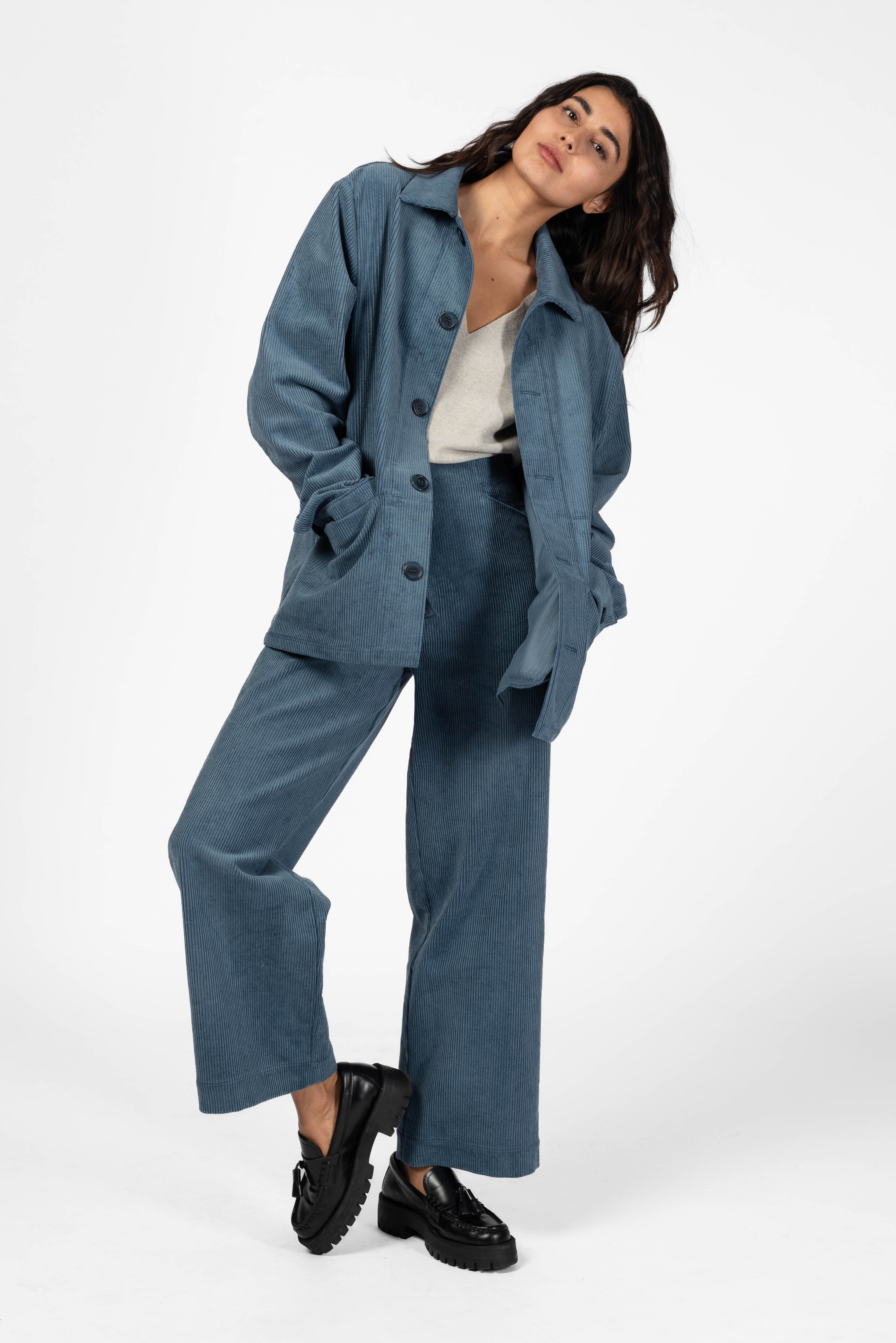 NNIstudio - CARGO 2.0 Jacke Unisex - Jeans Blue - XS - 