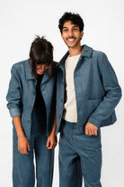 NNIstudio - CARGO 2.5 Kurz-Jacke Cord - Jeans Blue - XS -