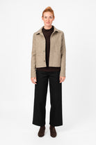 NNIstudio - CARGO 2.5 Kurz-Jacke Wool - Nomad Beige - XS -