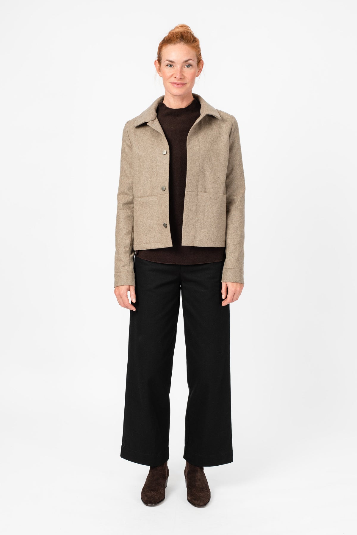NNIstudio - CARGO 2.5 Kurz-Jacke Wool - Nomad Beige - XS -