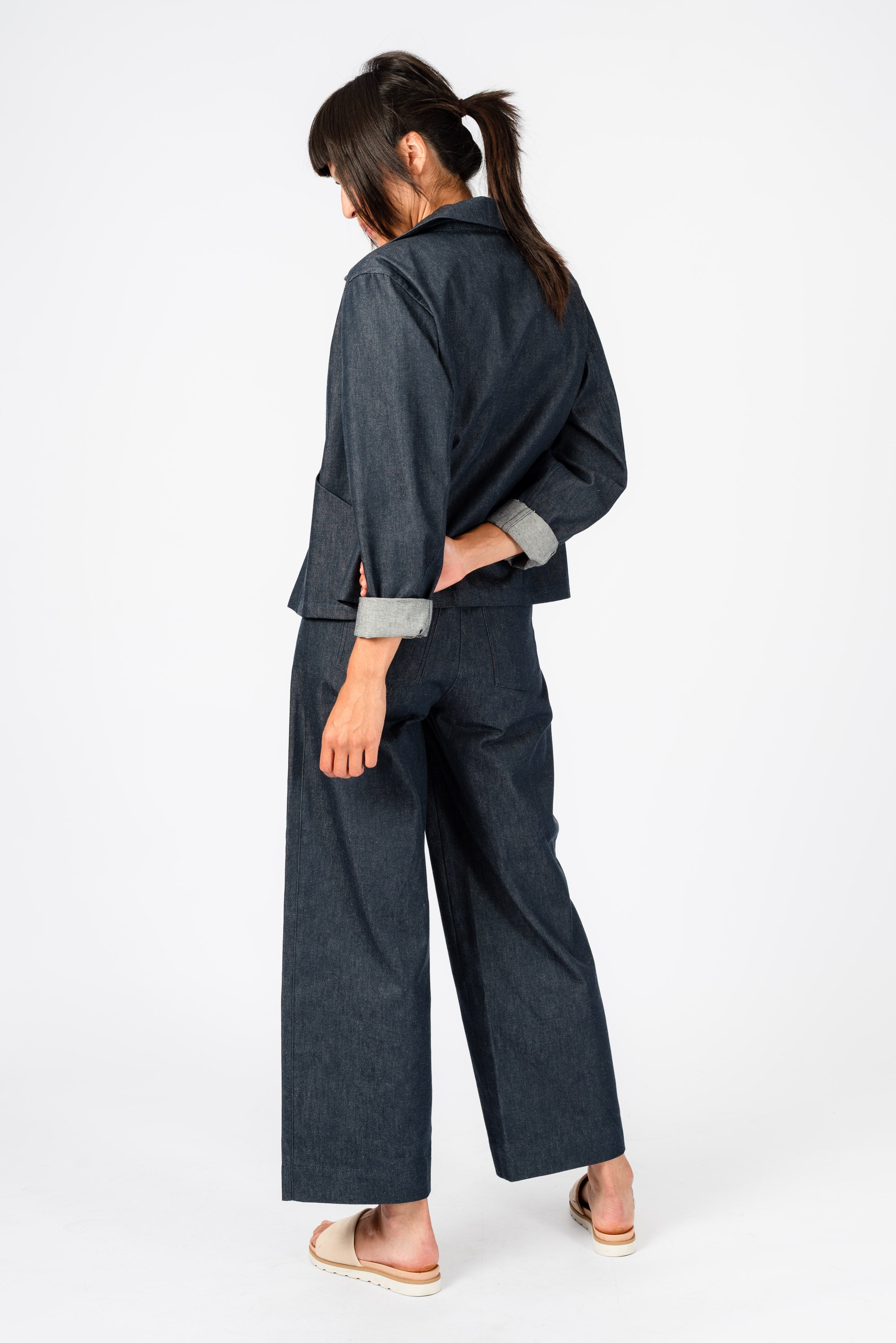 NNIstudio - CARGO 3.0 Jacke Denim - Dark Navy - XS -