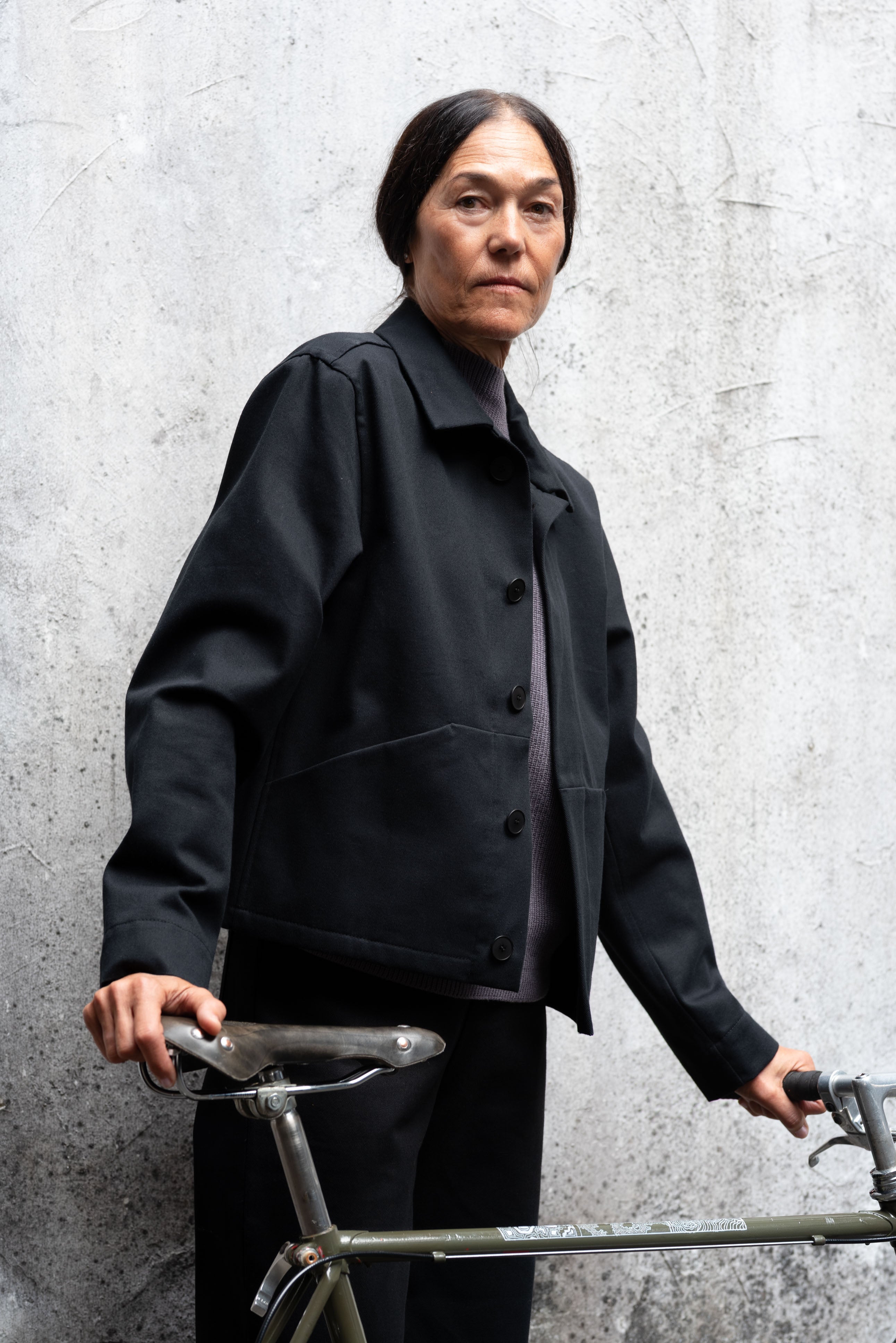 NNIstudio - CARGO 3.0 Jacke Denim - Ebony Black - XS -