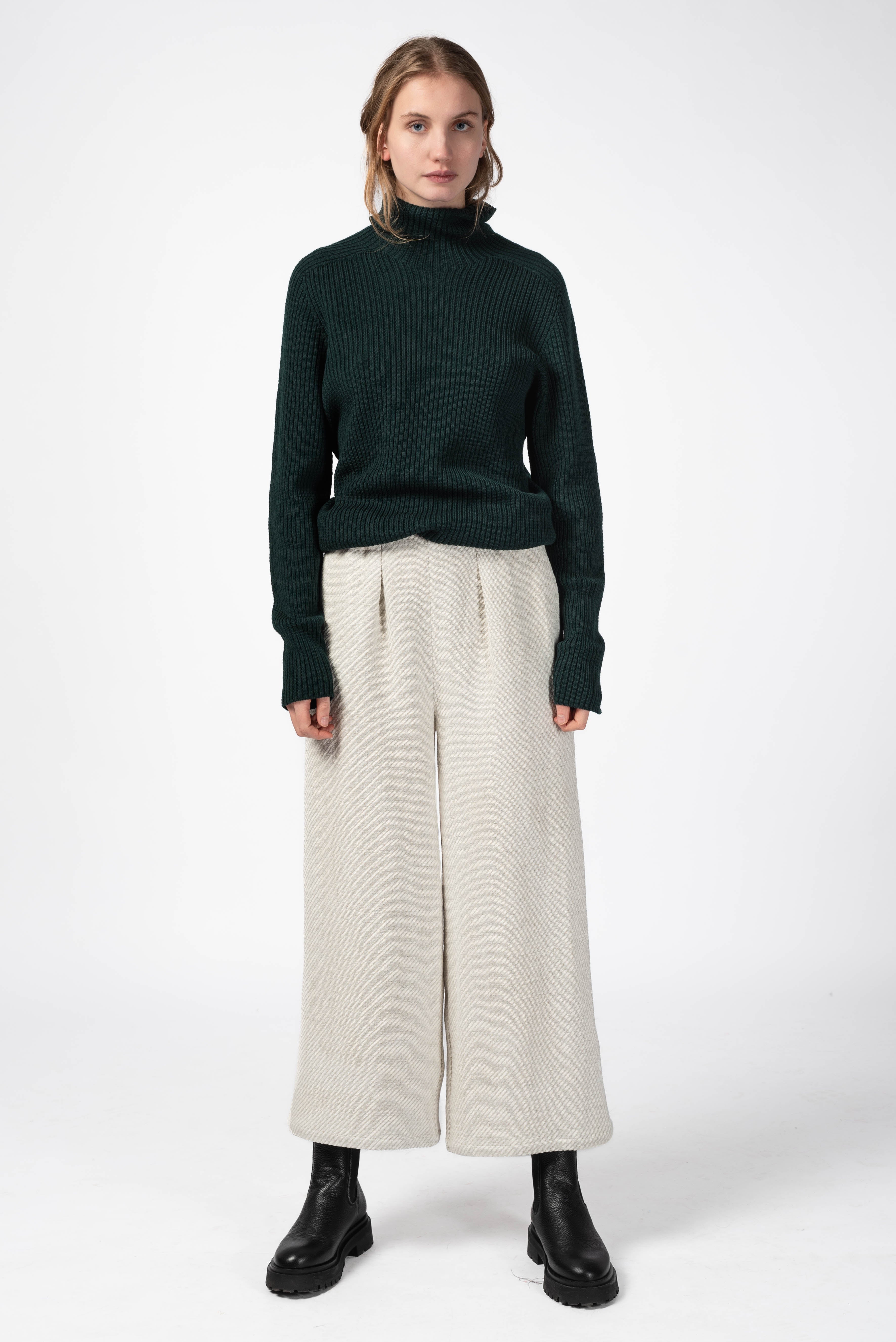 NNIstudio - CHIMNEY Pullover Unisex - Birch Melange - XS - 