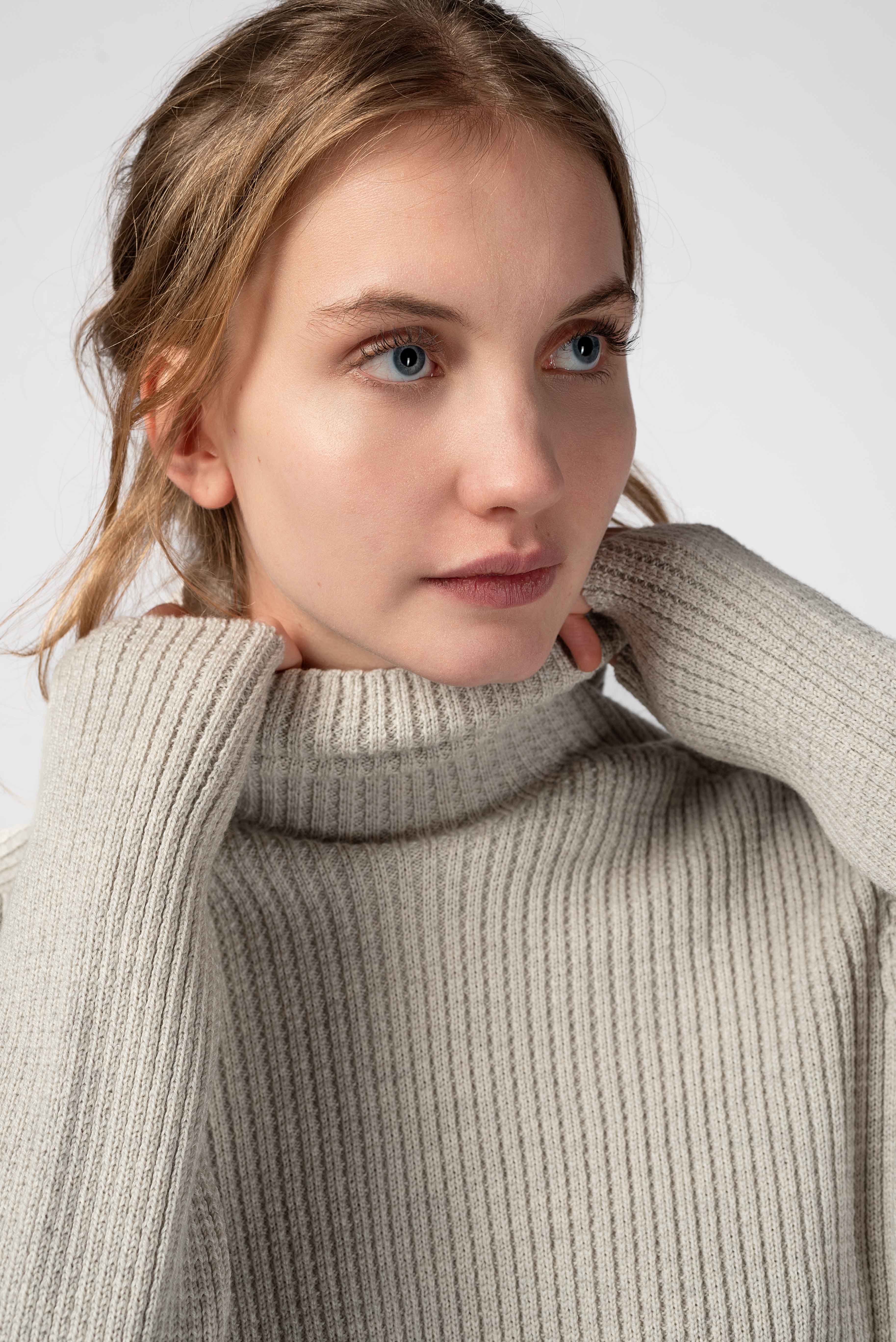 NNIstudio - CHIMNEY Pullover Unisex - Birch Melange - XS - 