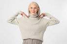 NNIstudio - CHIMNEY Strick - Pullover - Birch Melange - XS - 