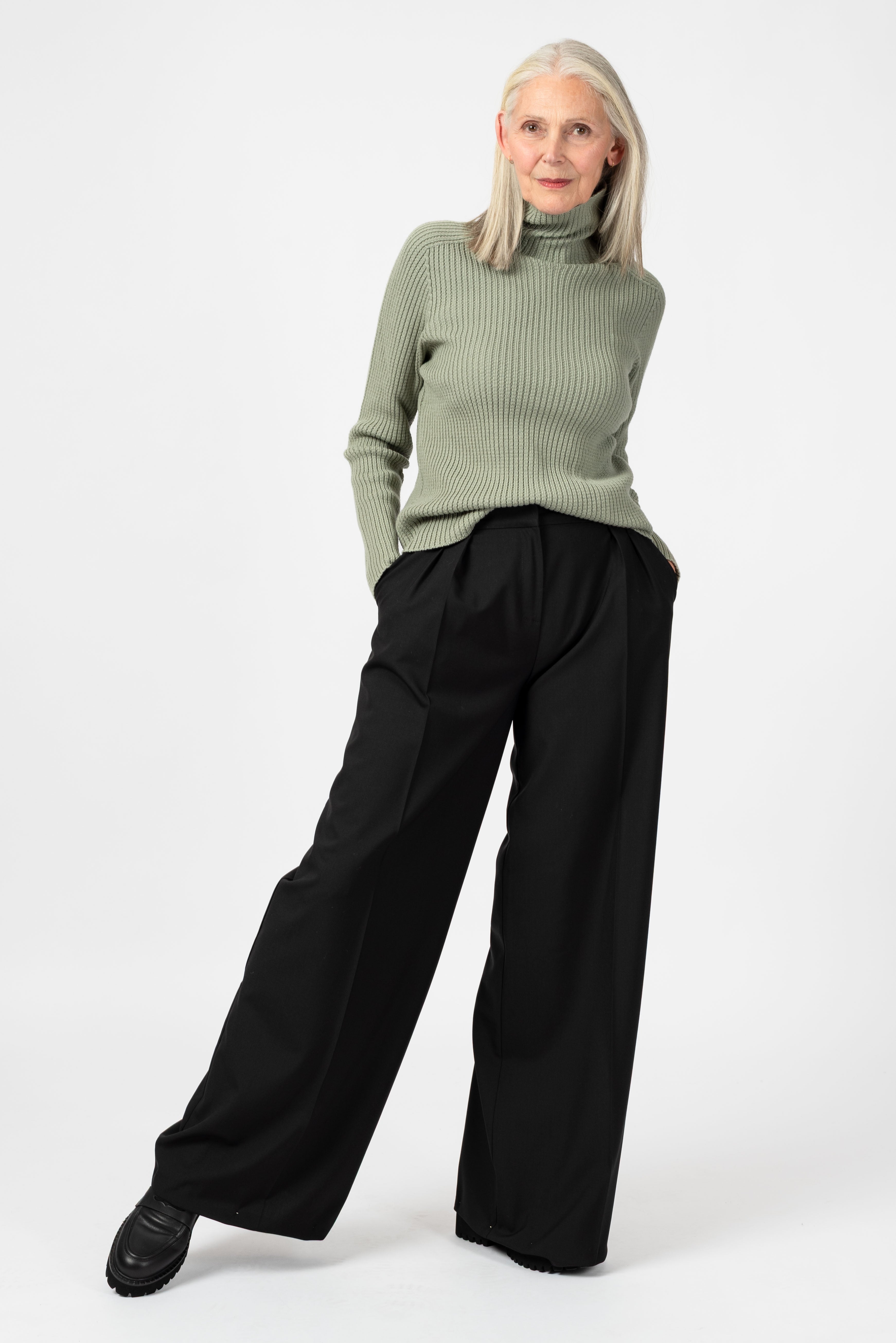 NNIstudio - CHIMNEY Strick - Pullover - Tea Green - XS - 