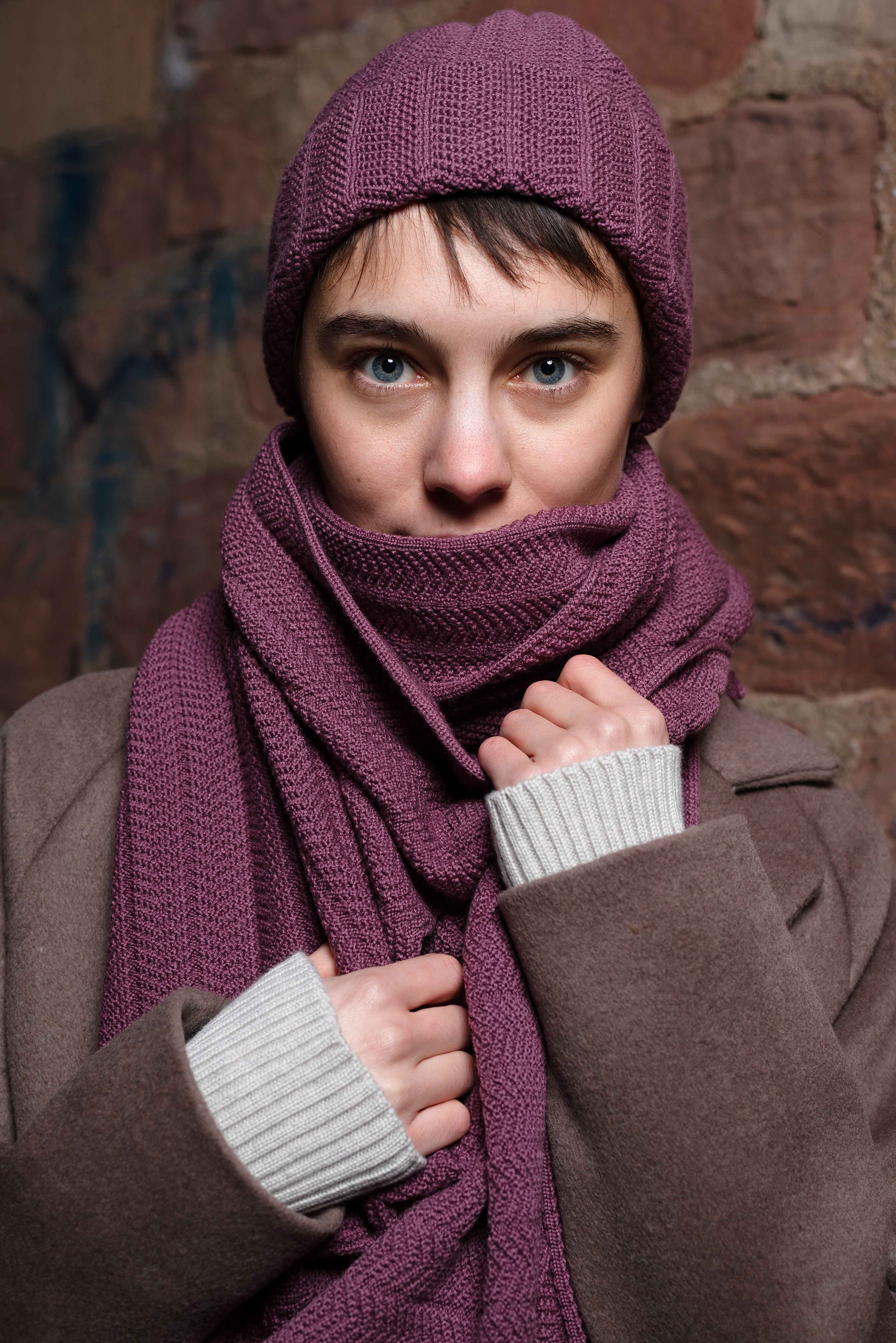 NNIstudio - CHUNKY Beanie - Mauve Rosé - 