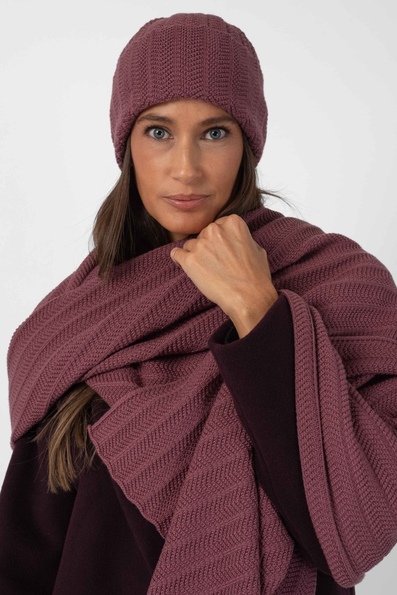 NNIstudio - CHUNKY Beanie Unisex - Altrosé - 