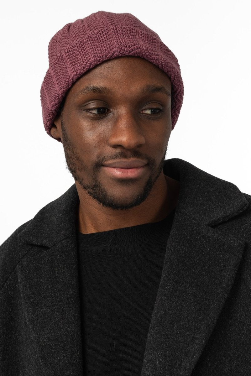 NNIstudio - CHUNKY Beanie Unisex - Altrosé - 
