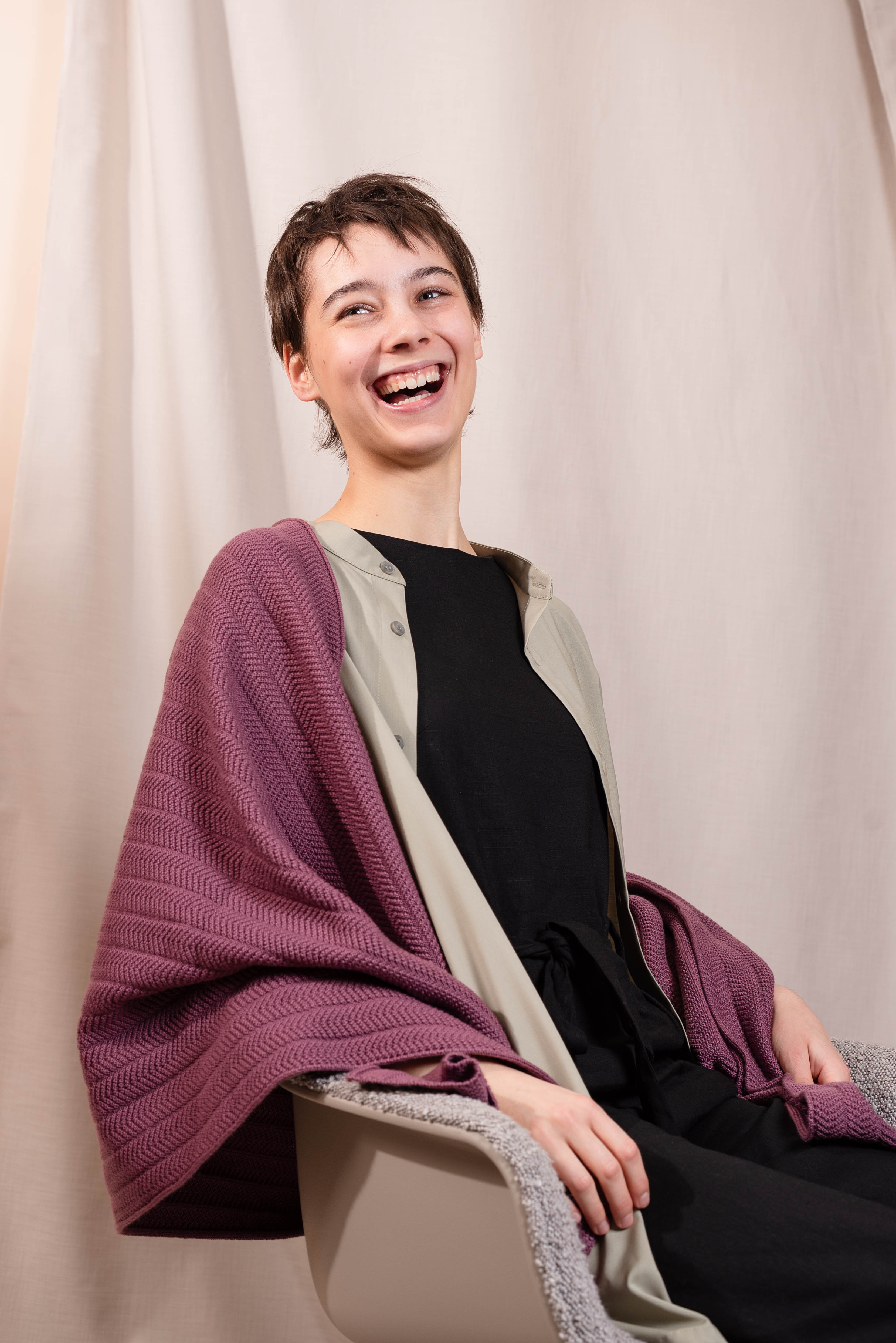 NNIstudio - CHUNKY Maxischal - Oil Yellow - 