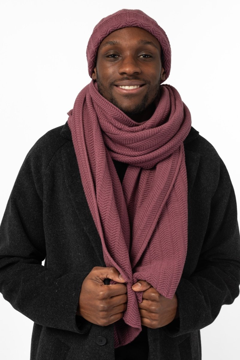 NNIstudio - CHUNKY Maxischal Unisex - Altrosé - 