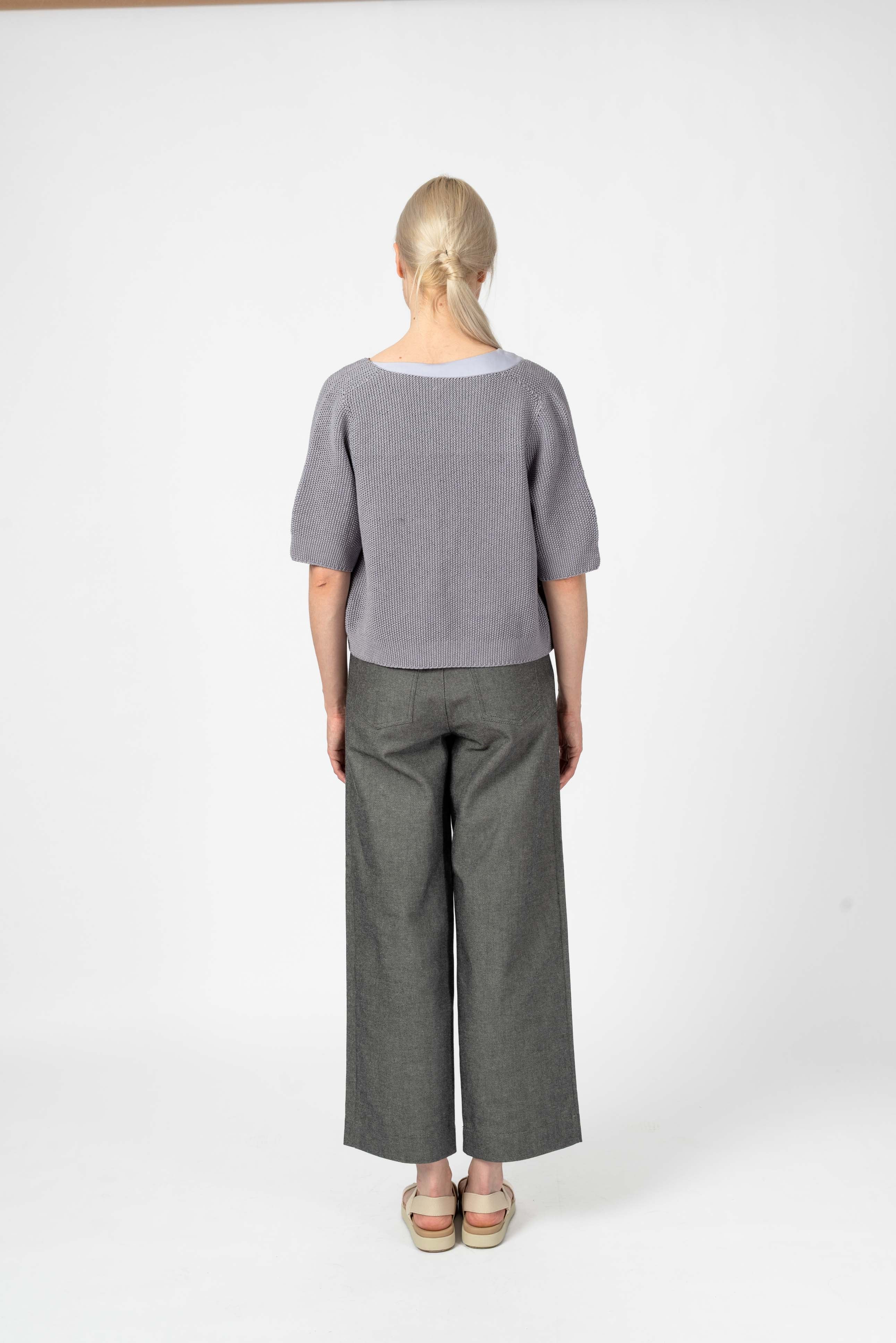 NNIstudio - CLASSIC 2.0 Strick-Jacke - Purple Ash - S -