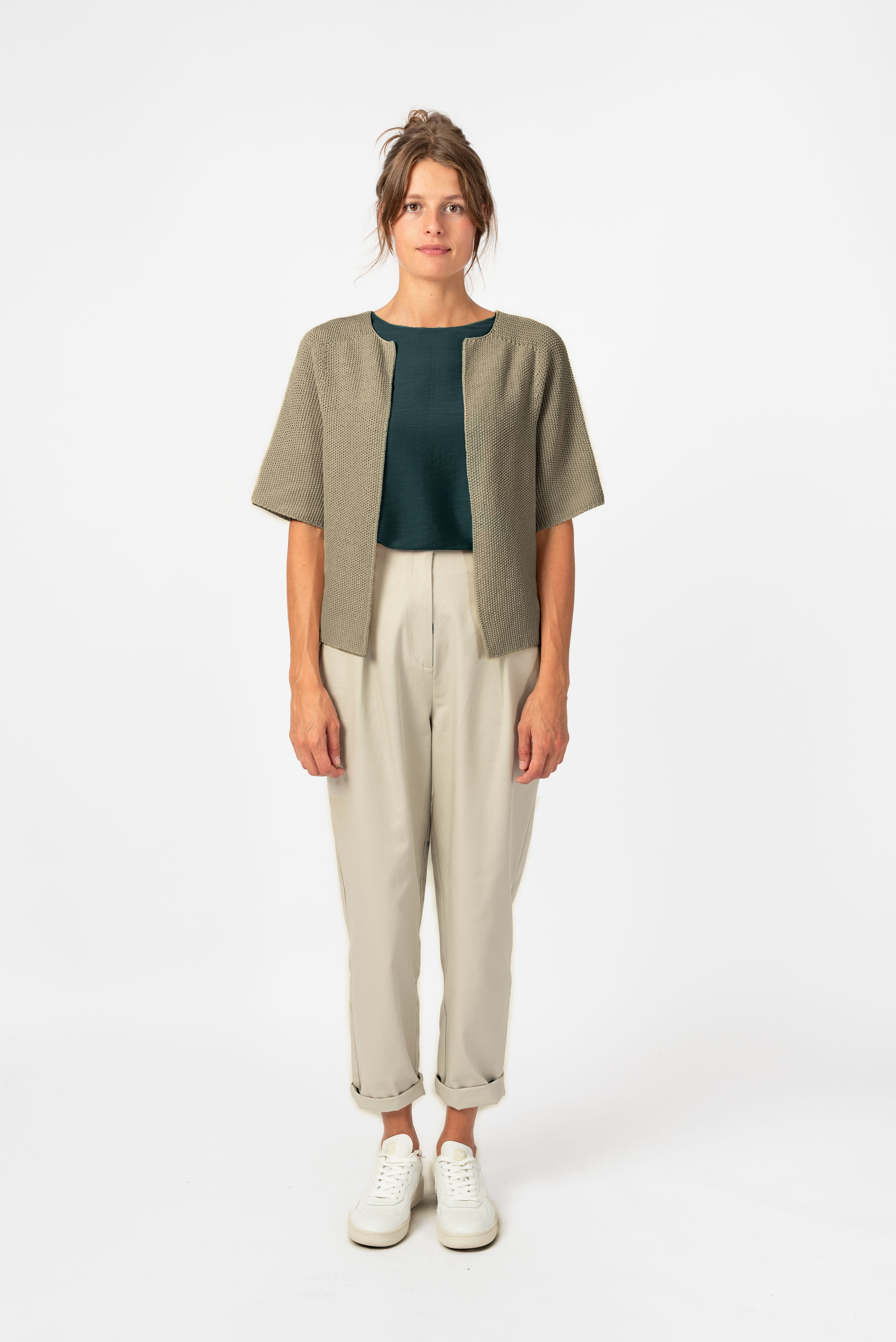 NNIstudio - CLASSIC 2.0 Strick - Jacke - Slate Green - S - 