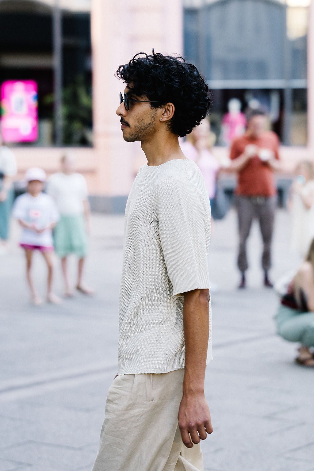 NNIstudio - CLASSIC 2.0 Strick - Shirt - Carbon Blue - XS - 