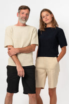 NNIstudio - CLASSIC 2.0 Strick - Shirt - Carbon Blue - XS - 