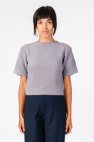 NNIstudio - CLASSIC 2.0 Strick-Shirt - Purple Ash - XS -