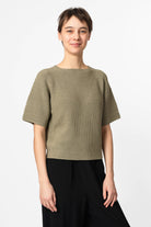 NNIstudio - CLASSIC 2.0 Strick - Shirt - Slate Green - XS - 